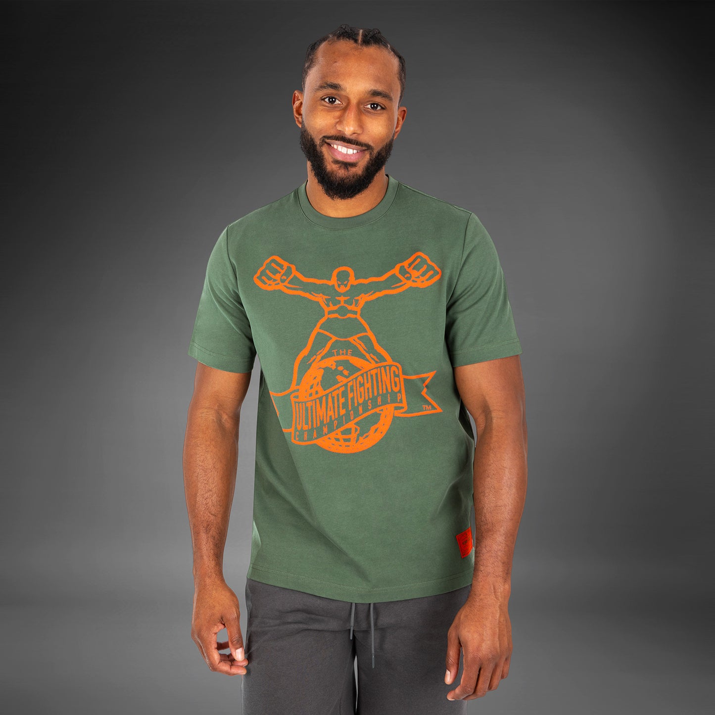 T-Shirt UFC by Venum Ulti-Man - Kaki/Orange - product-type_T-Shirts