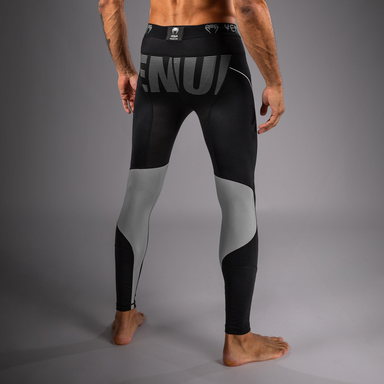 Pantalon de Compression Venum Adrenaline – Noir/Gris Argenté - product-type_Pantalons de Compression