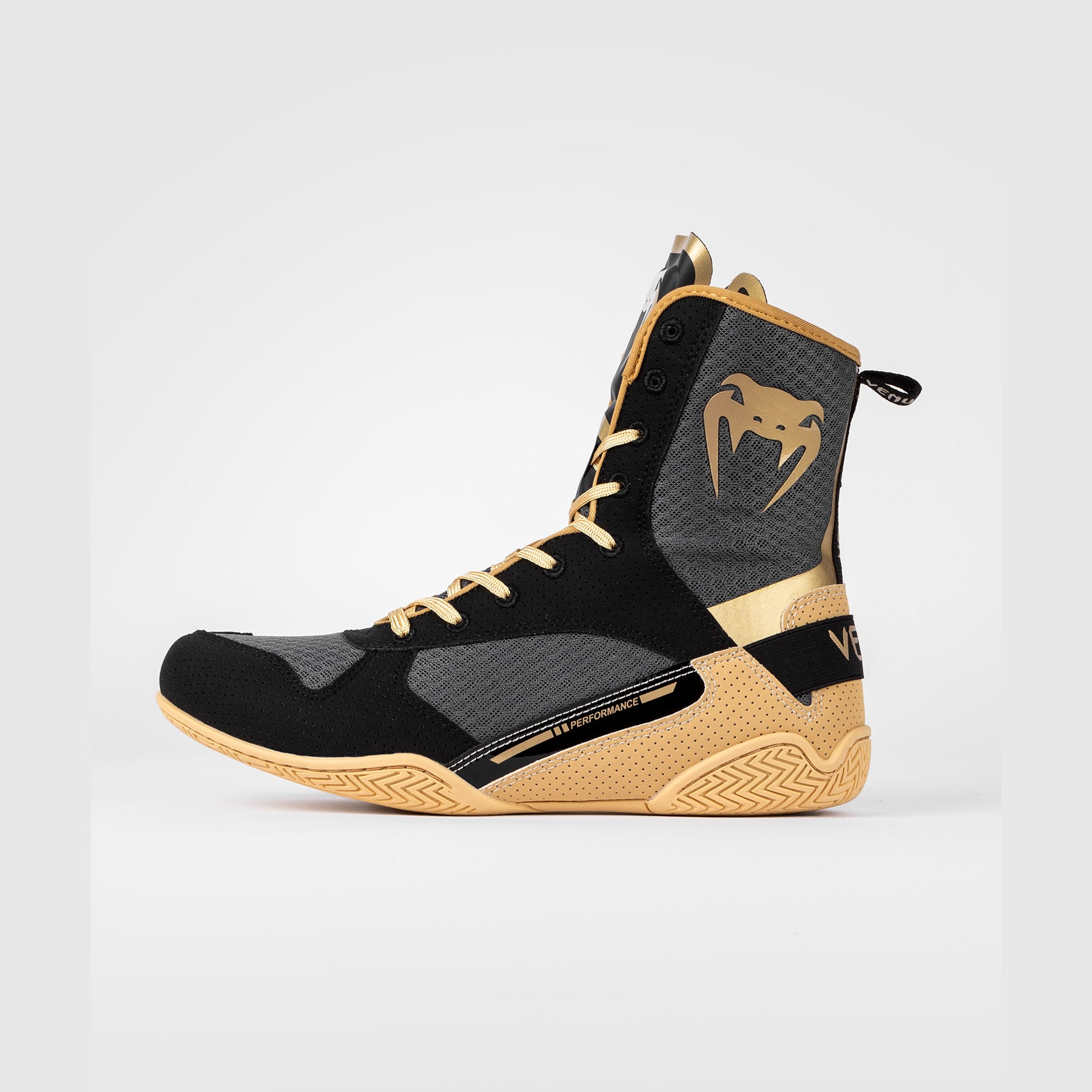 Chaussures de boxe Venum Elite - Noir/Beige - product-type_Chaussures de boxe
