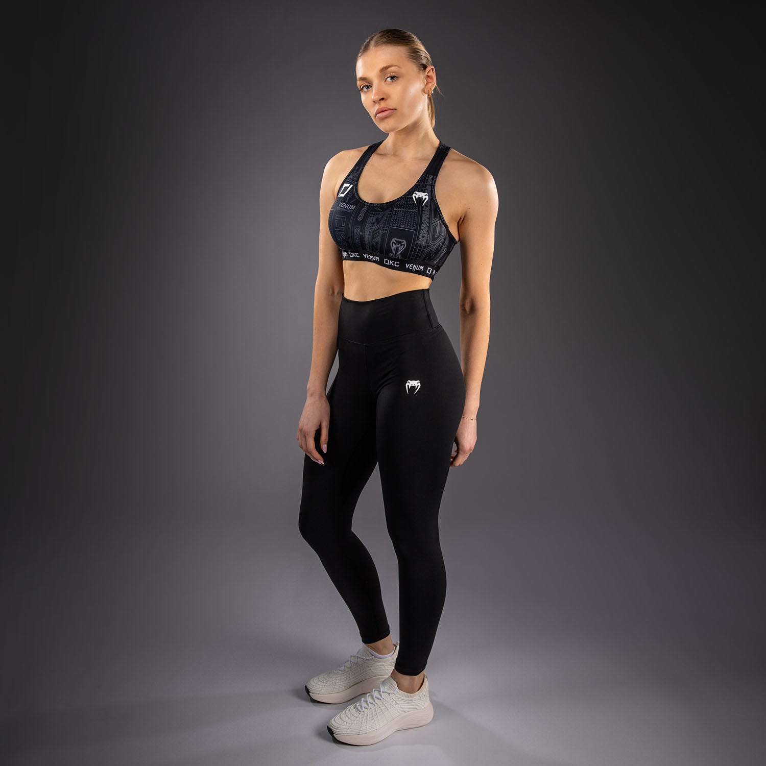 Brassière de Sport Karate Combat by Venum – Noir/Gris - product-type_Brassières de sport
