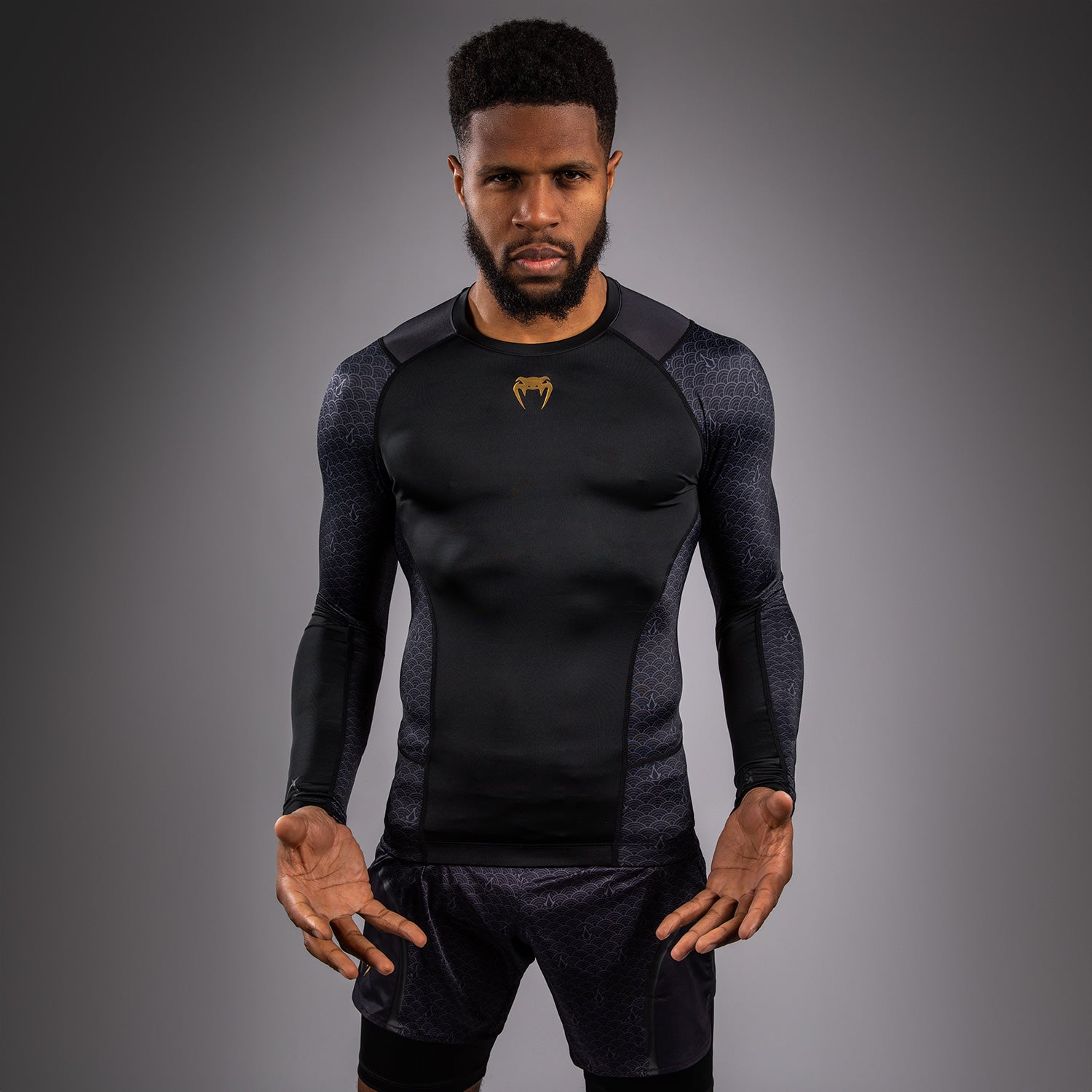 Rashguard Manches Longues Venum x Assassin's Creed Shadows - Noir - product-type_T-Shirts de Compression