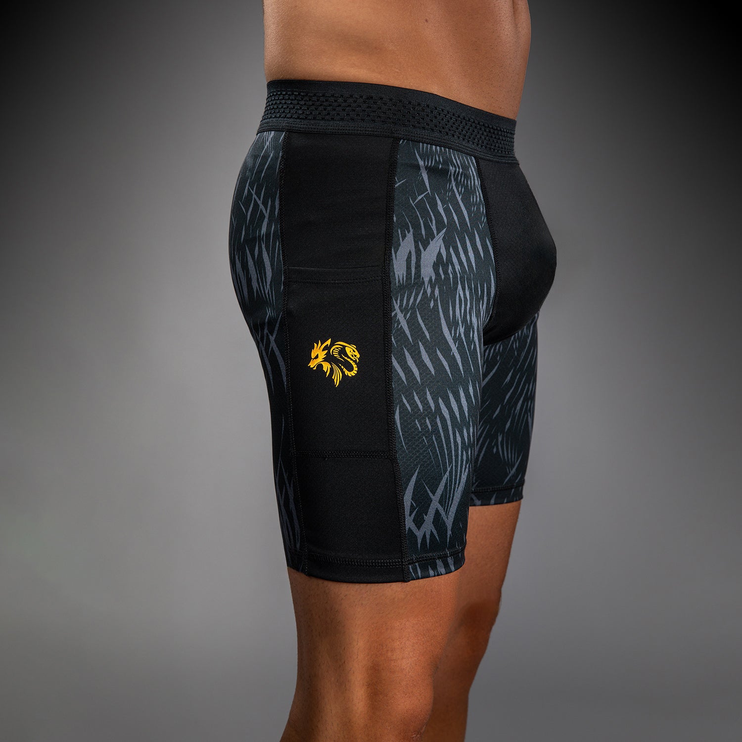 Short de compression Venum x Chimaev - Noir/Gris - product-type_Shorts de compression