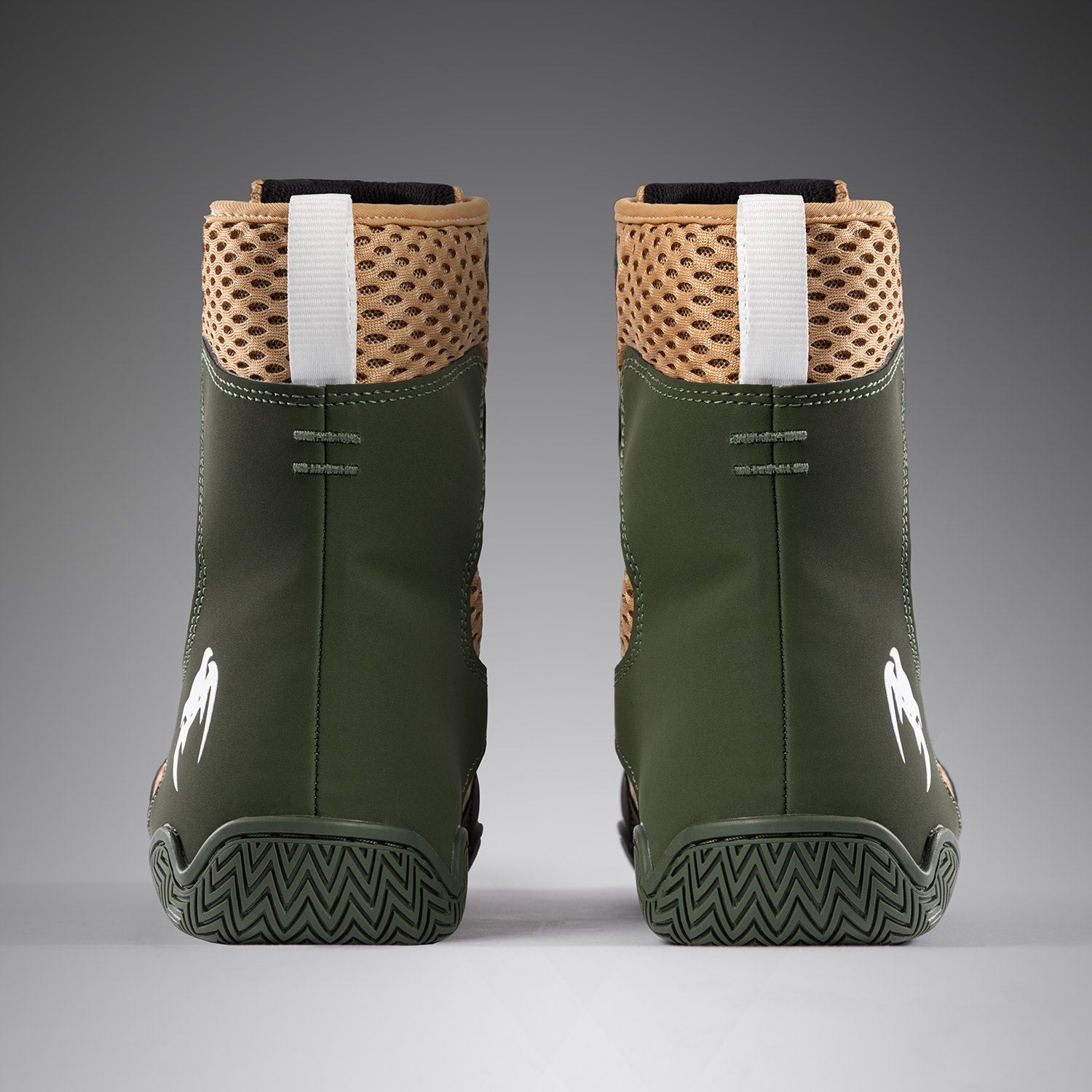 Chaussures de Boxe Venum Contender - Vert Militaire/Sable - product-type_Chaussures de boxe