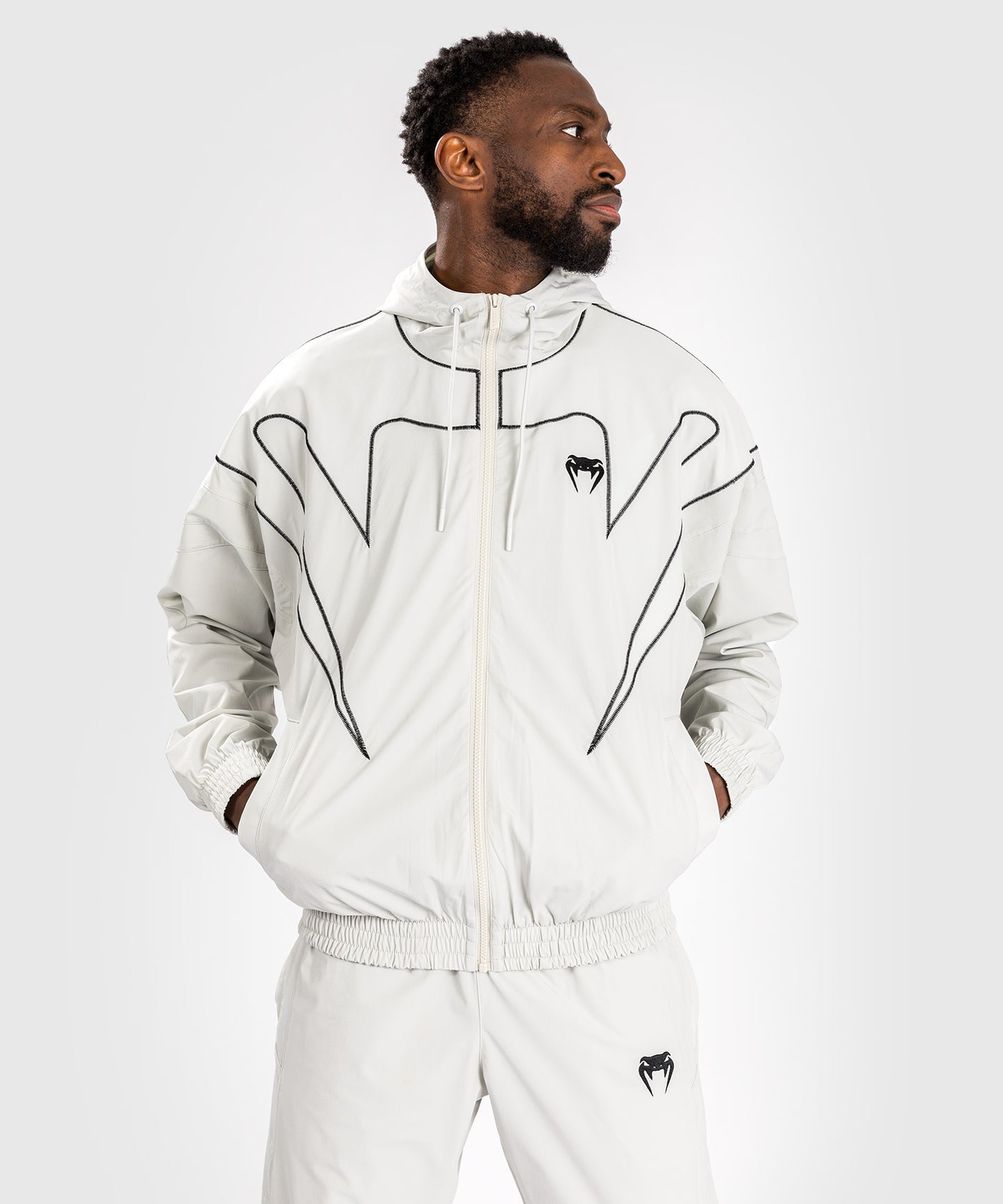 Veste de survêtement Venum Attack 90 - Sable/Noir - product-type_Vestes