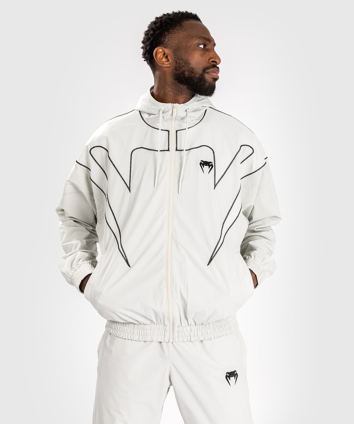 Veste de survêtement Venum Attack 90 - Sable/Noir - product-type_Vestes