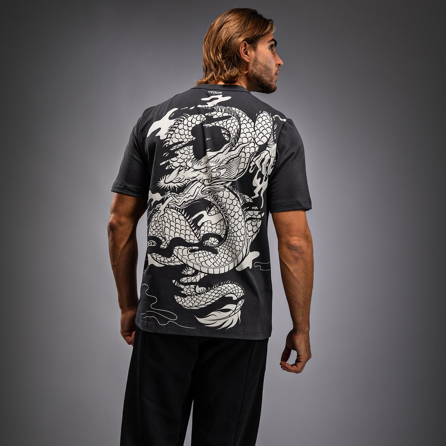T-shirt Venum Dragon’s Flight - Gris Charbon/Blanc Crème - product-type_T-Shirts