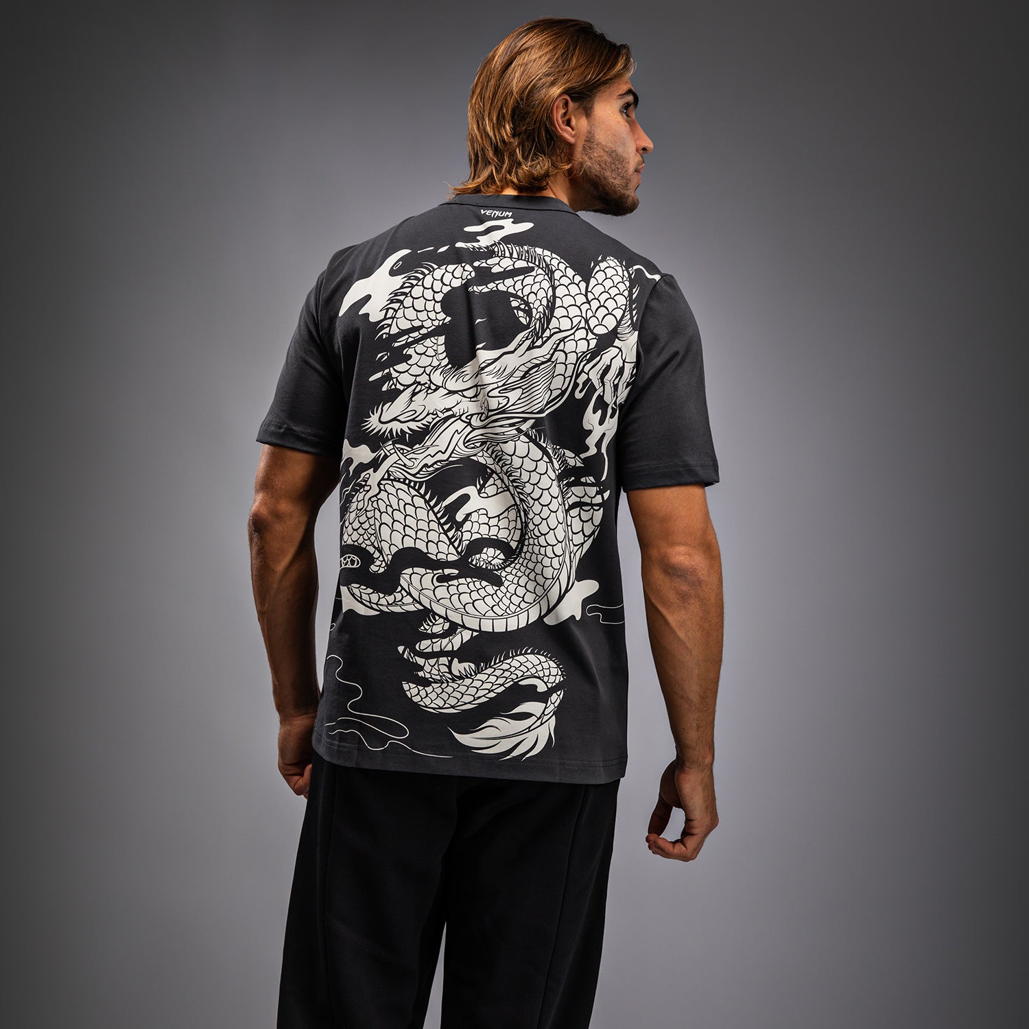T-shirt Venum Dragon’s Flight - Gris Charbon/Blanc Crème - product-type_T-Shirts