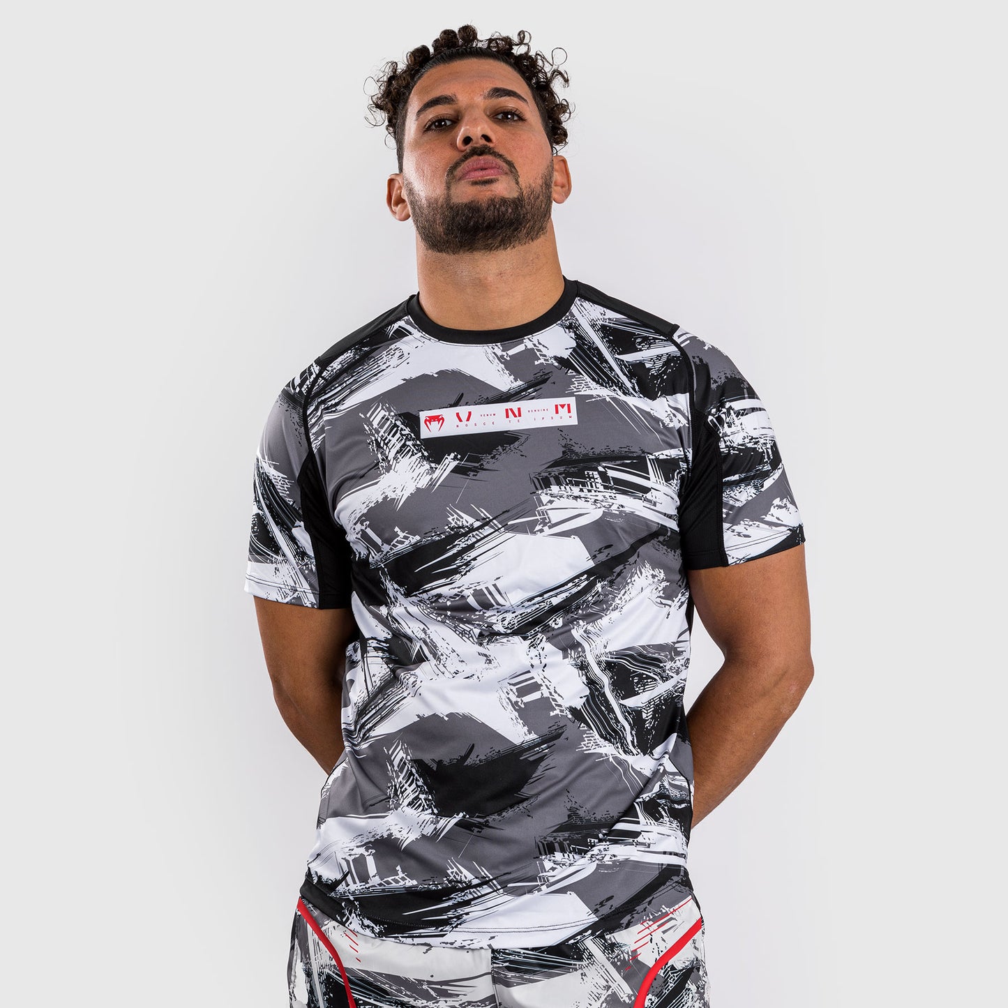 T-shirt Dry-Tech Venum Electron 3.0 - Gris/Rouge - product-type_T-Shirts Dry Tech