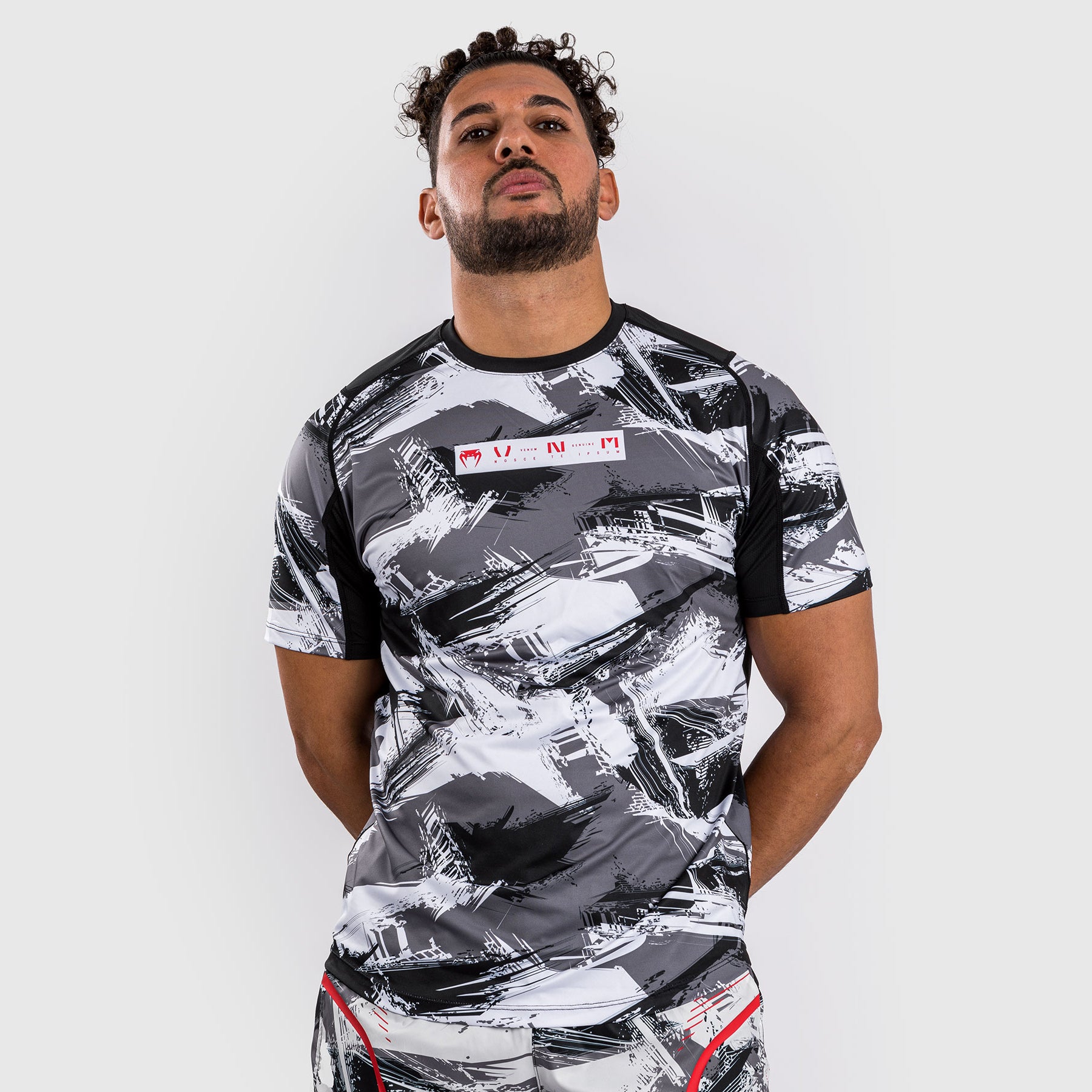 T-shirt Dry-Tech Venum Electron 3.0 - Gris/Rouge - product-type_T-Shirts Dry Tech
