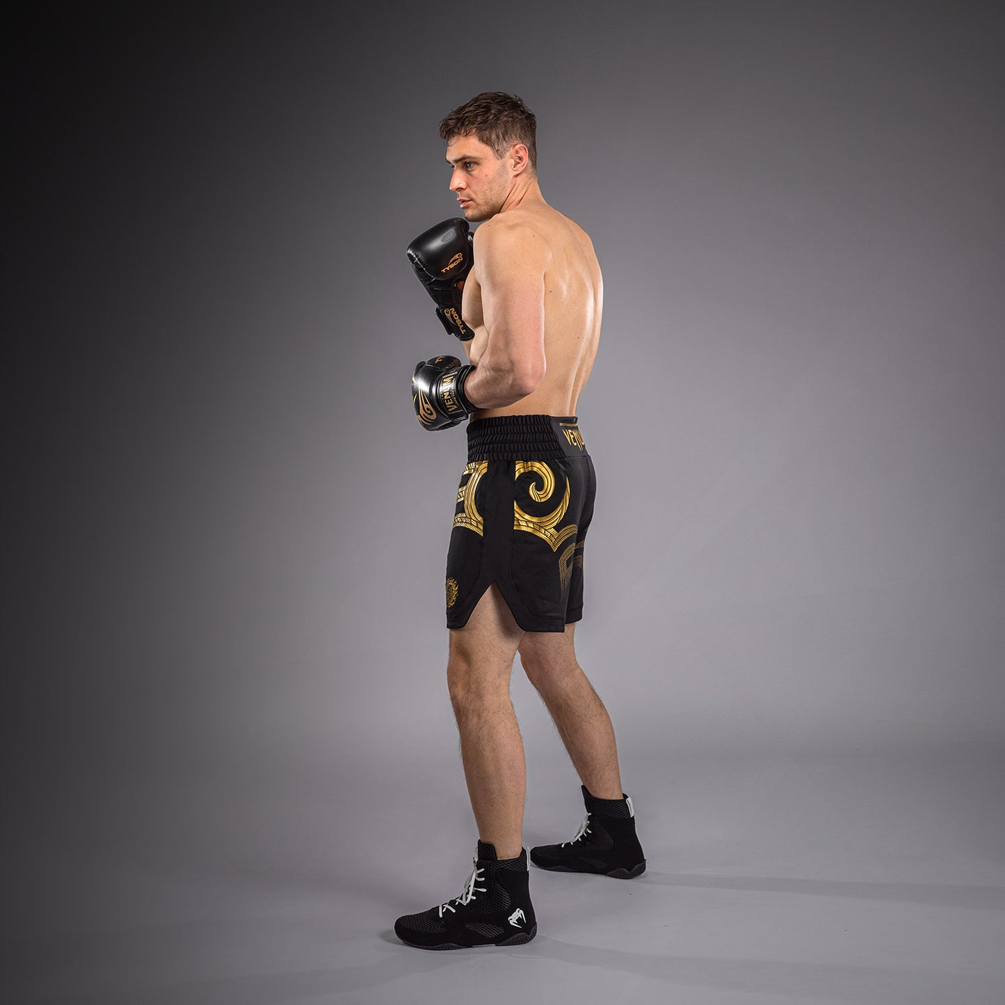 Short de Boxe Venum x Mike Tyson Tiger - Noir/Or