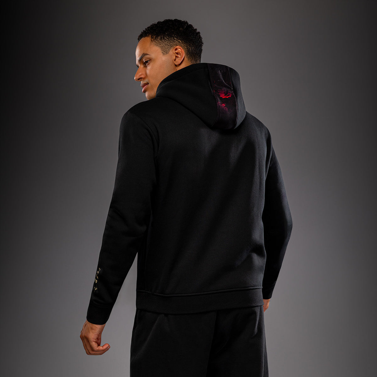 Sweat à capuche Itadori Jujutsu Kaisen x Venum – Noir/Rouge