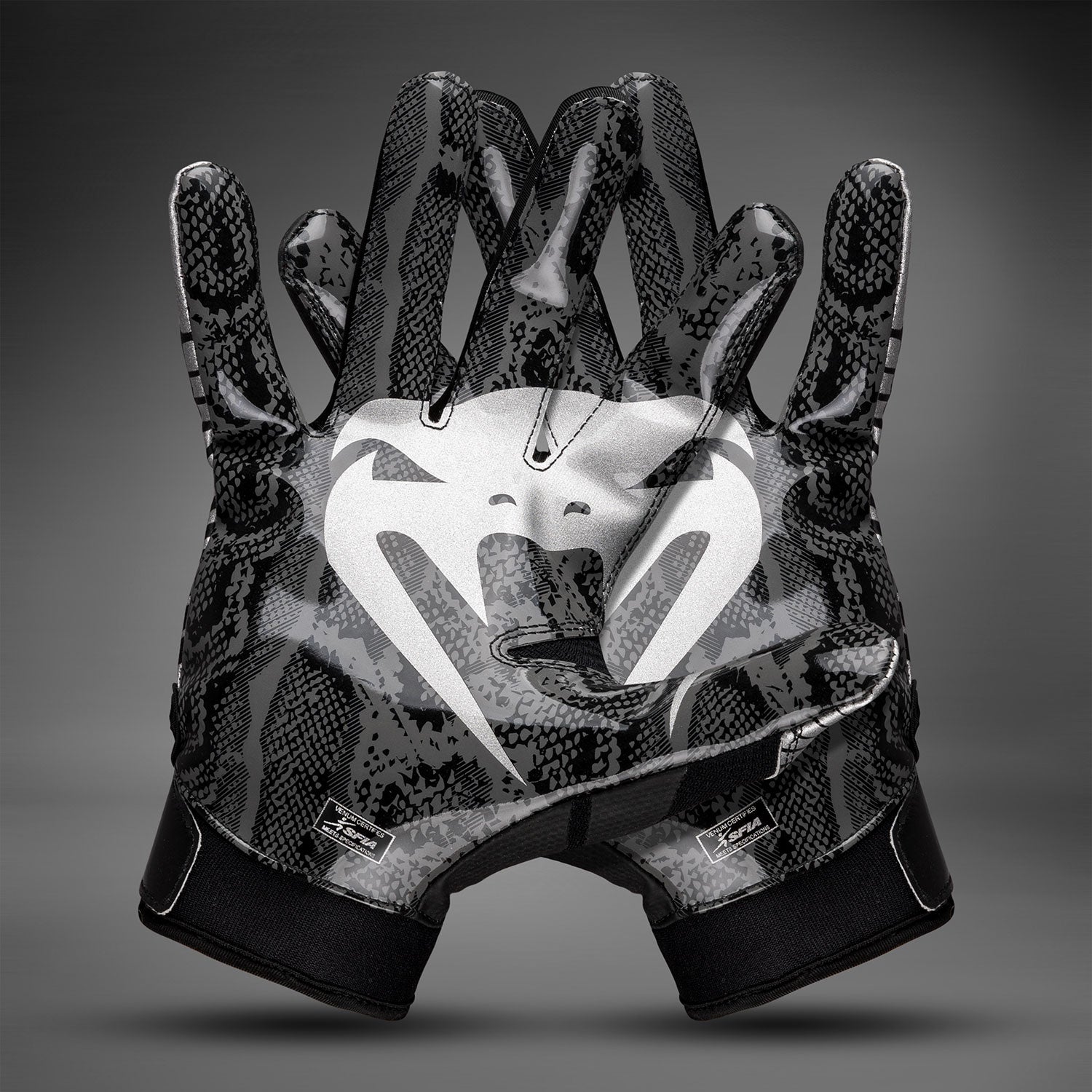 Gants de Football Venum Elite - Noir/Argent - product-type_Football Gloves