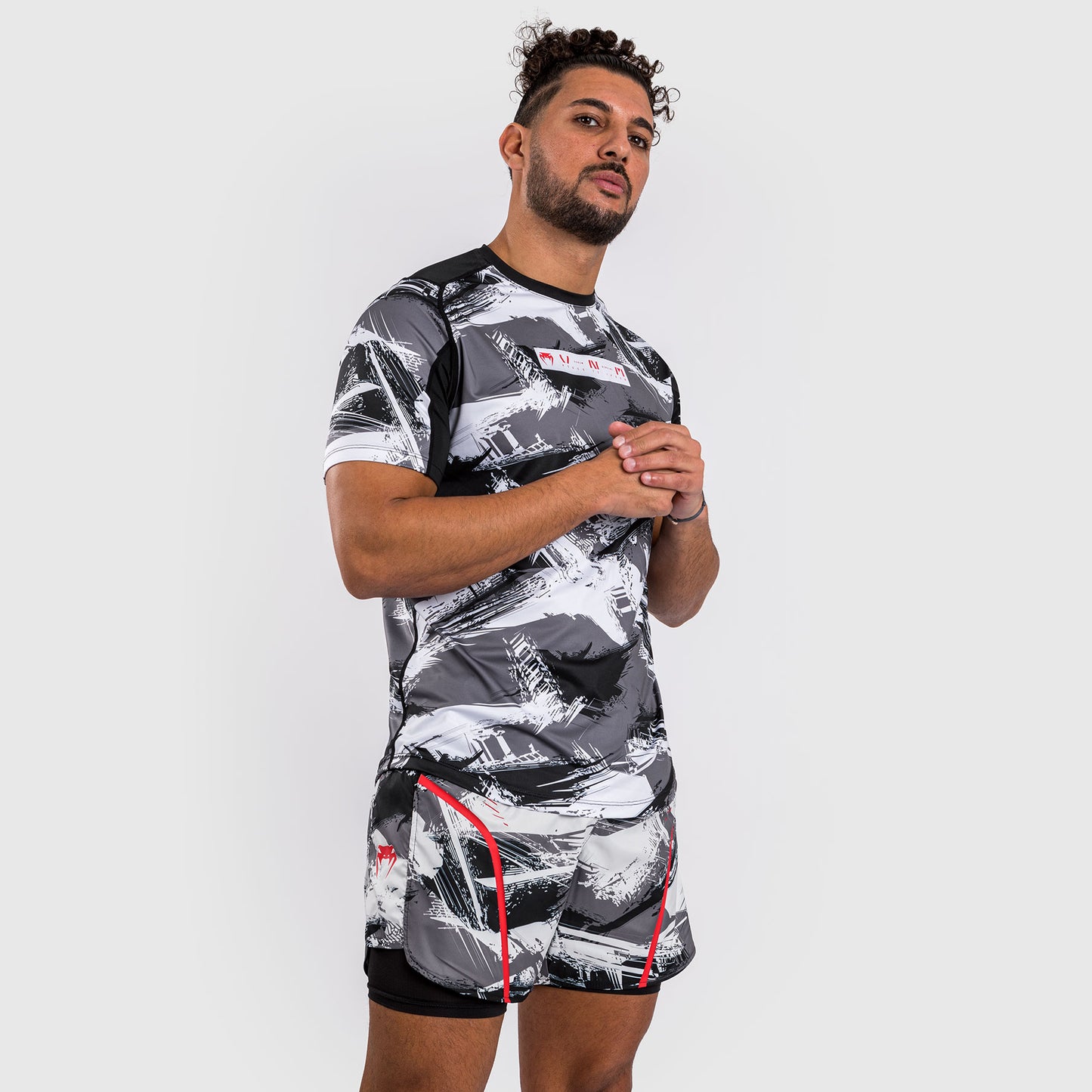 T-shirt Dry-Tech Venum Electron 3.0 - Gris/Rouge - product-type_T-Shirts Dry Tech