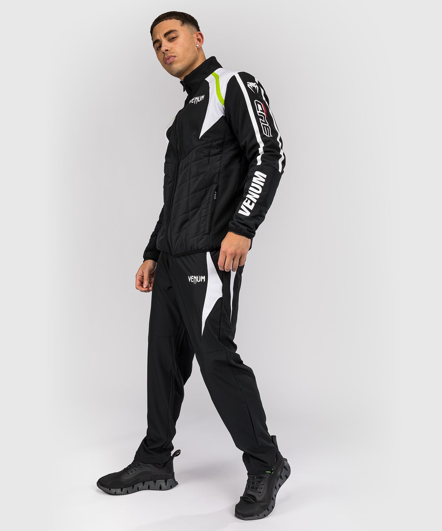 Veste pour Hommes Venum x Bud Racing - Noir/Blanc/Citron Vert - product-type_Vestes