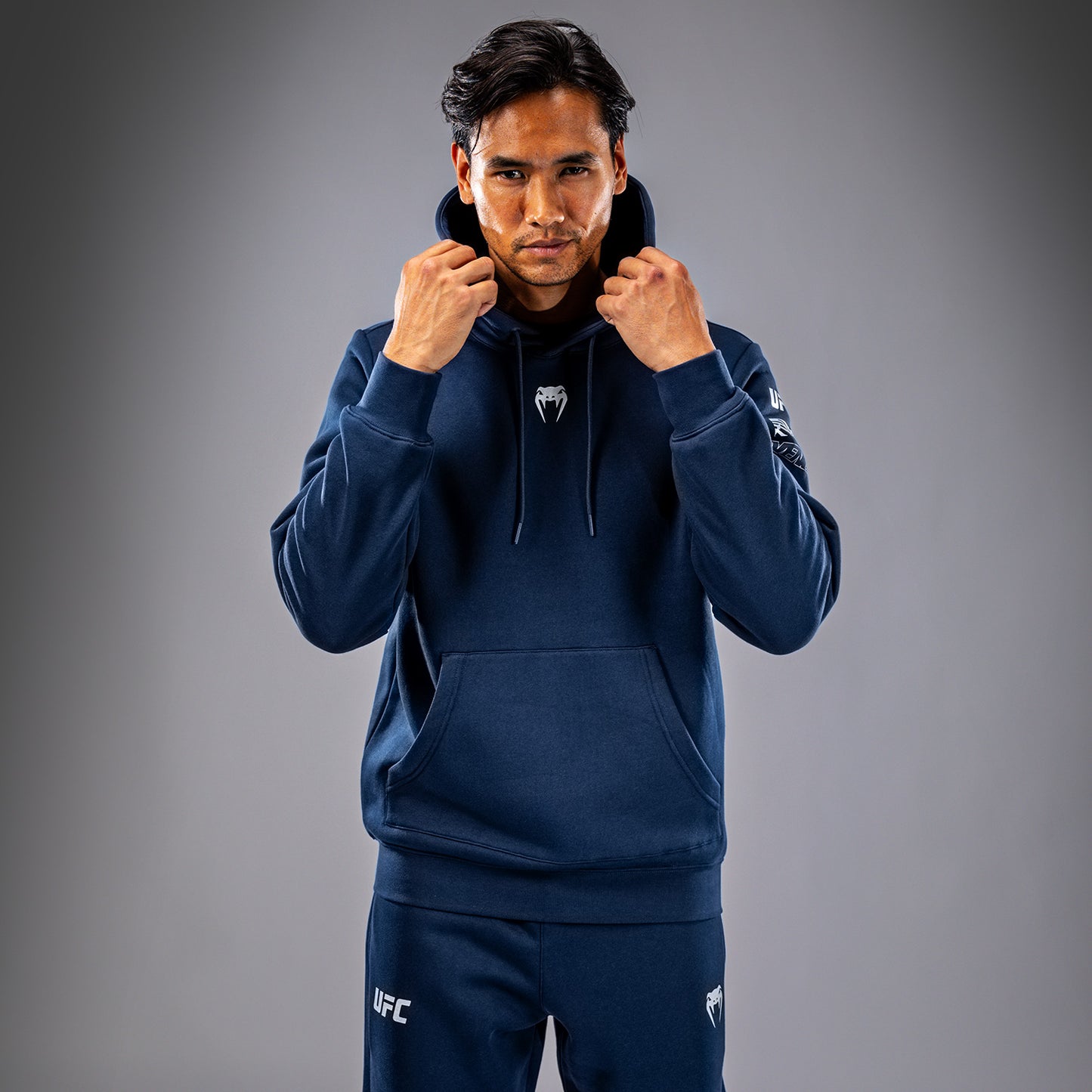 Sweatshirt à Capuche pour Hommes UFC Fusion by Venum Fight Week - Bleu Océanique - product-type_Sweatshirts