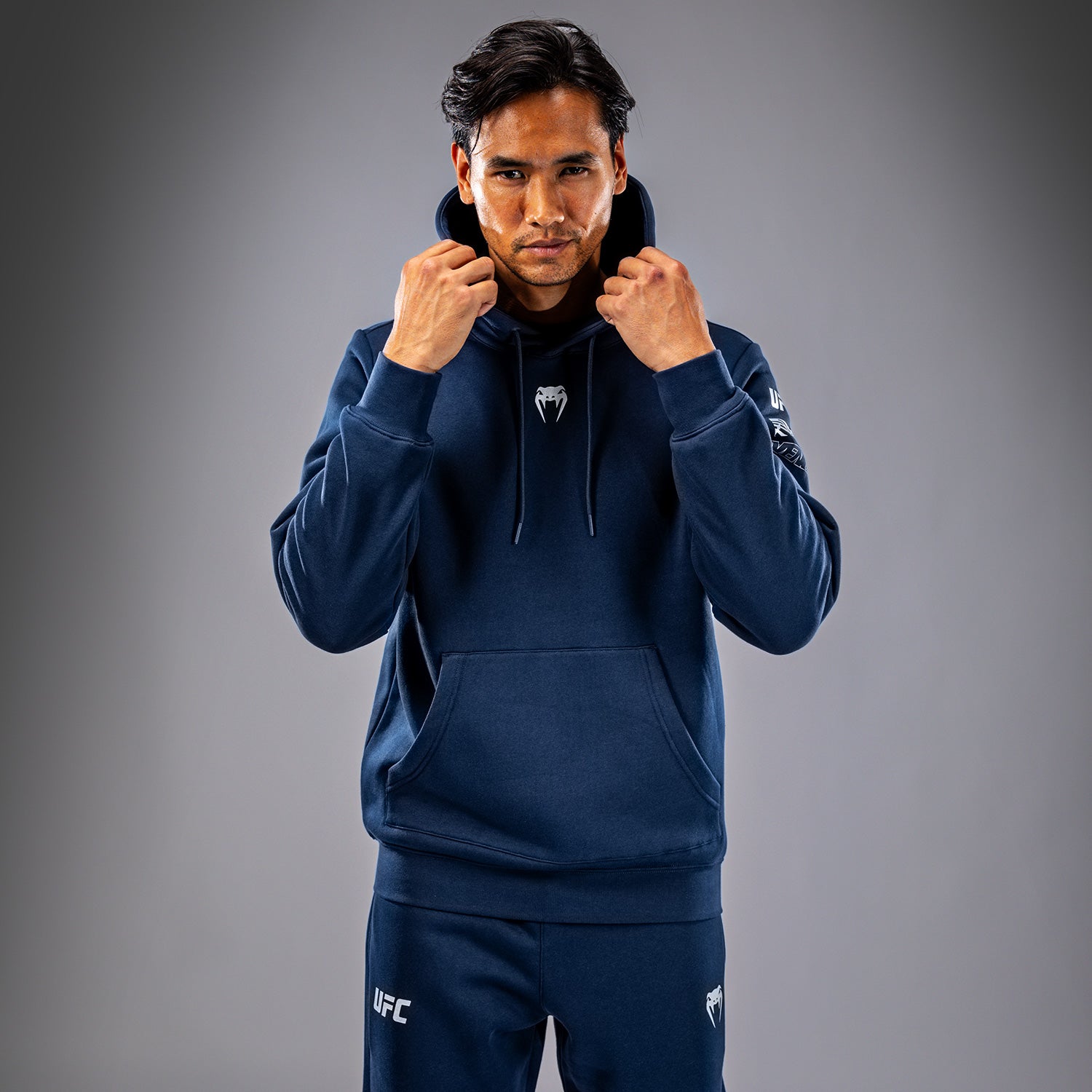 Sweatshirt à Capuche pour Hommes UFC Fusion by Venum Fight Week - Bleu Océanique - product-type_Sweatshirts