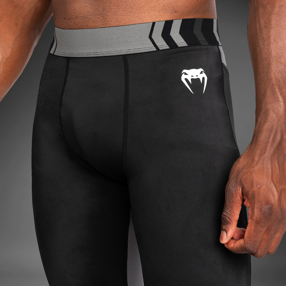 Pantalon de compression pour Hommes Venum Tempest - Noir/Gris - product-type_Pantalons de Compression