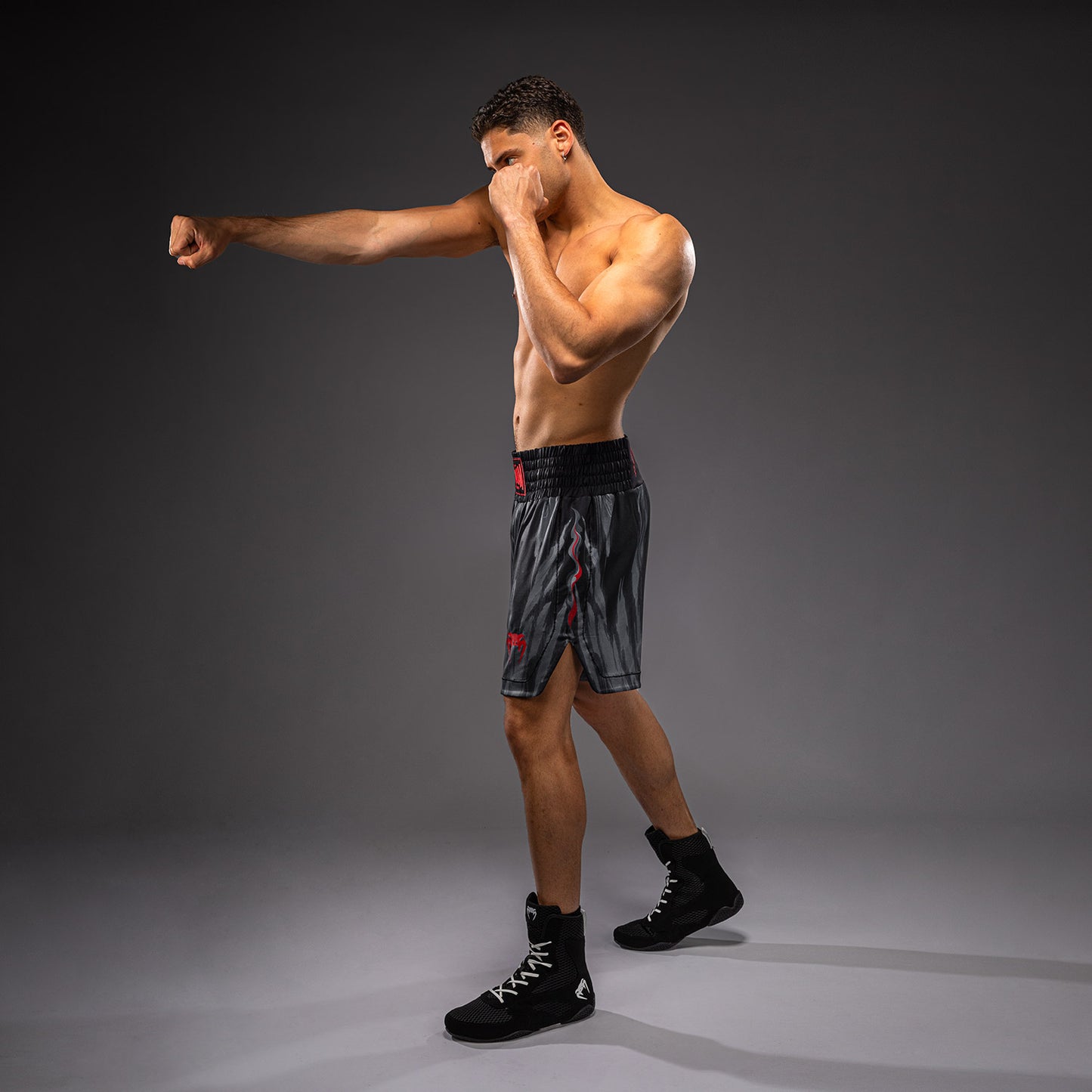 Short de Boxe Venum Demon - Noir/Gris