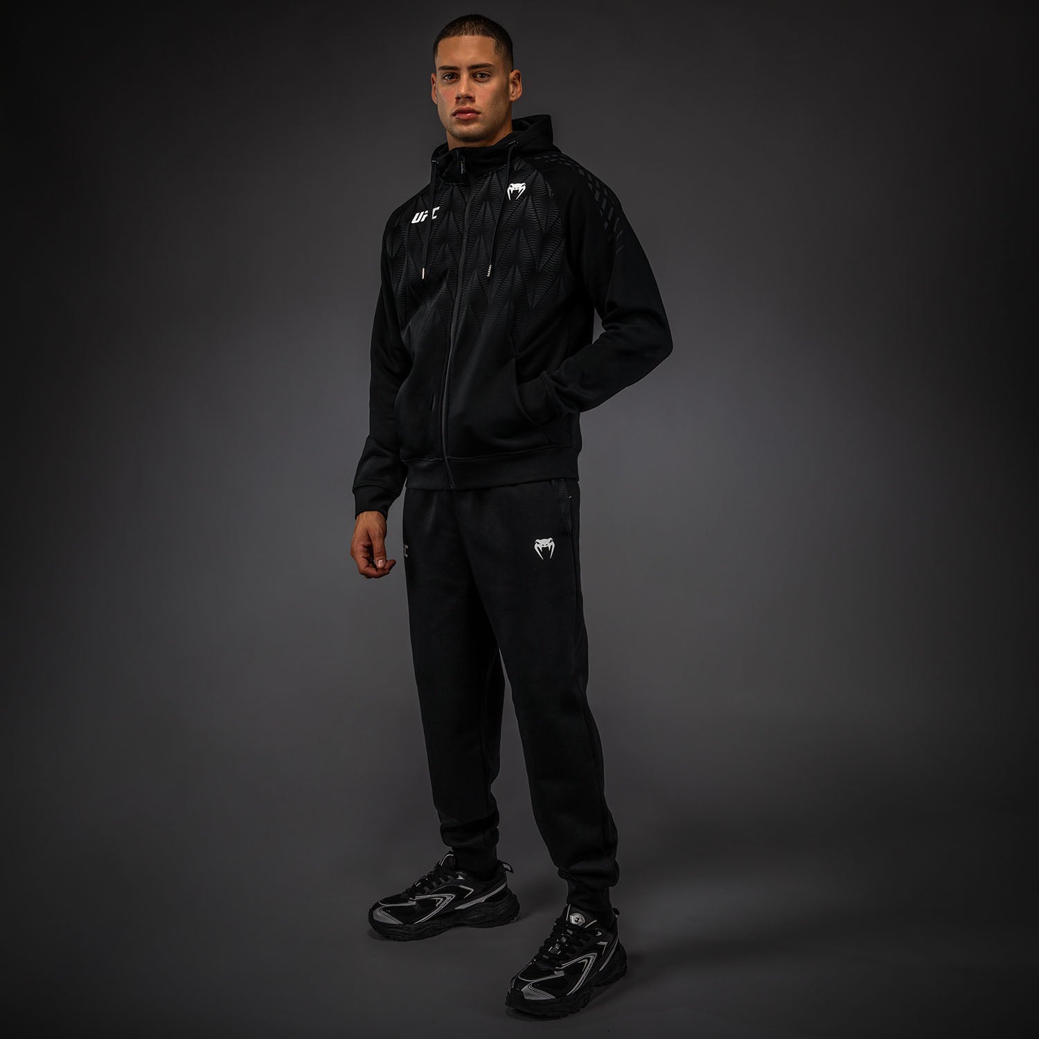 Sweat à capuche zippé Homme UFC Zenith by Venum Replica - Noir - product-type_Sweatshirts