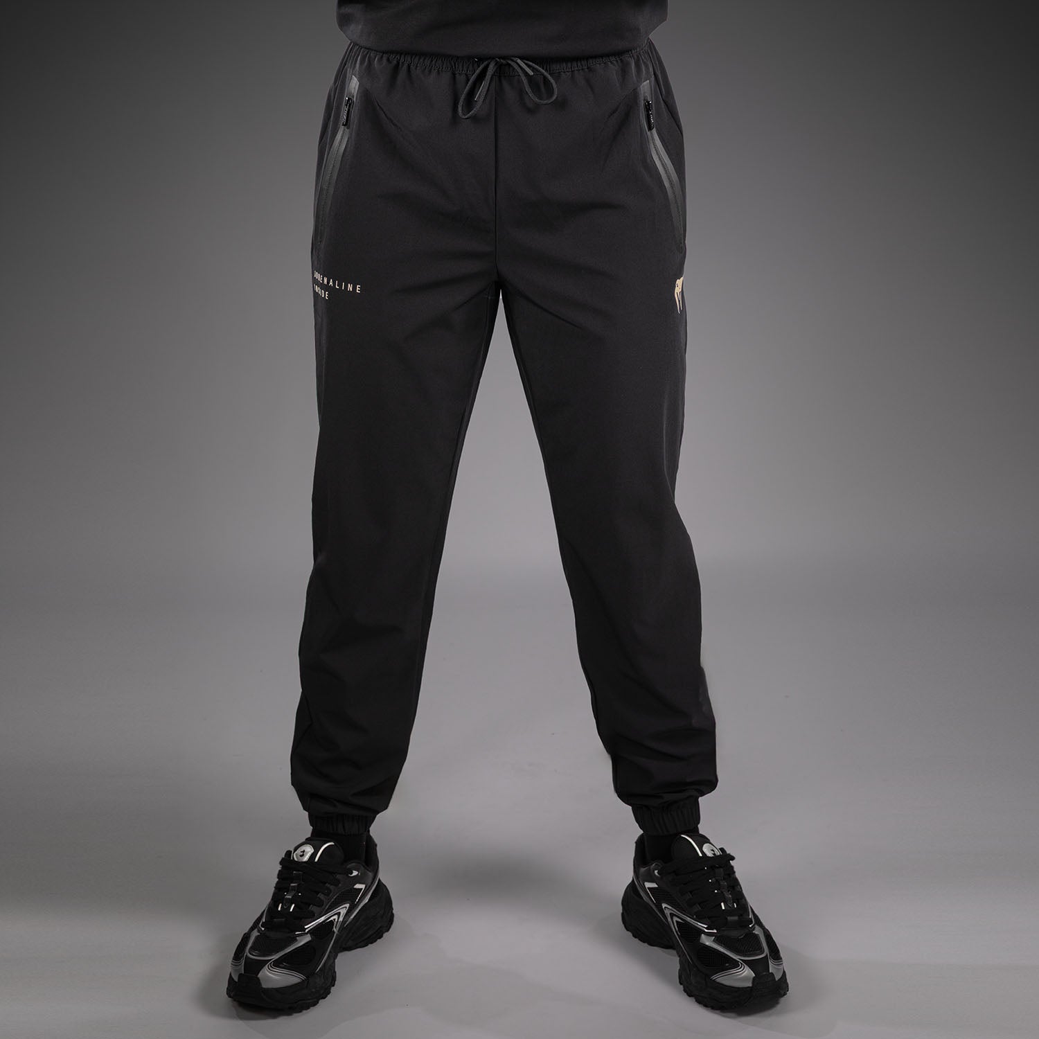 Pantalon de Survêtement Venum Adrenaline – Noir/Sable - product-type_Pantalons de jogging