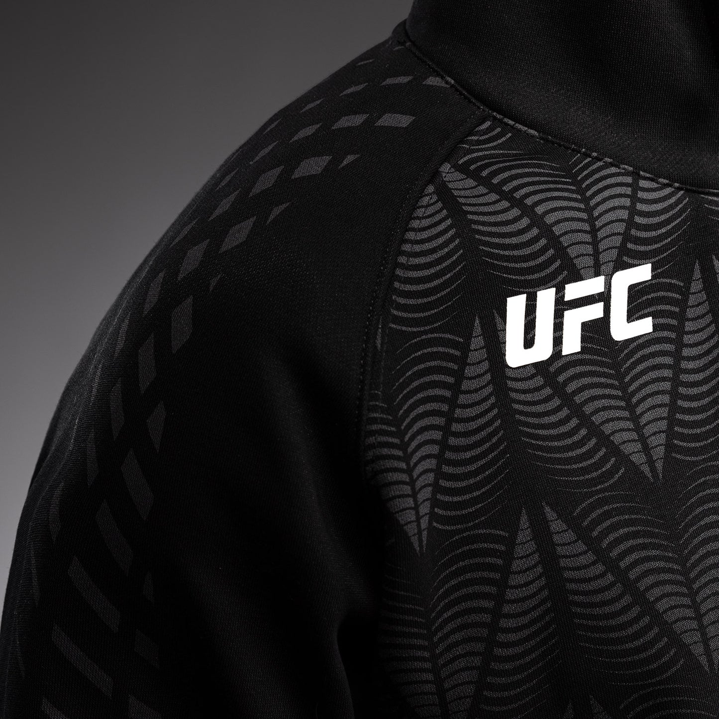Sweat à capuche zippé Homme UFC Zenith by Venum Replica - Noir