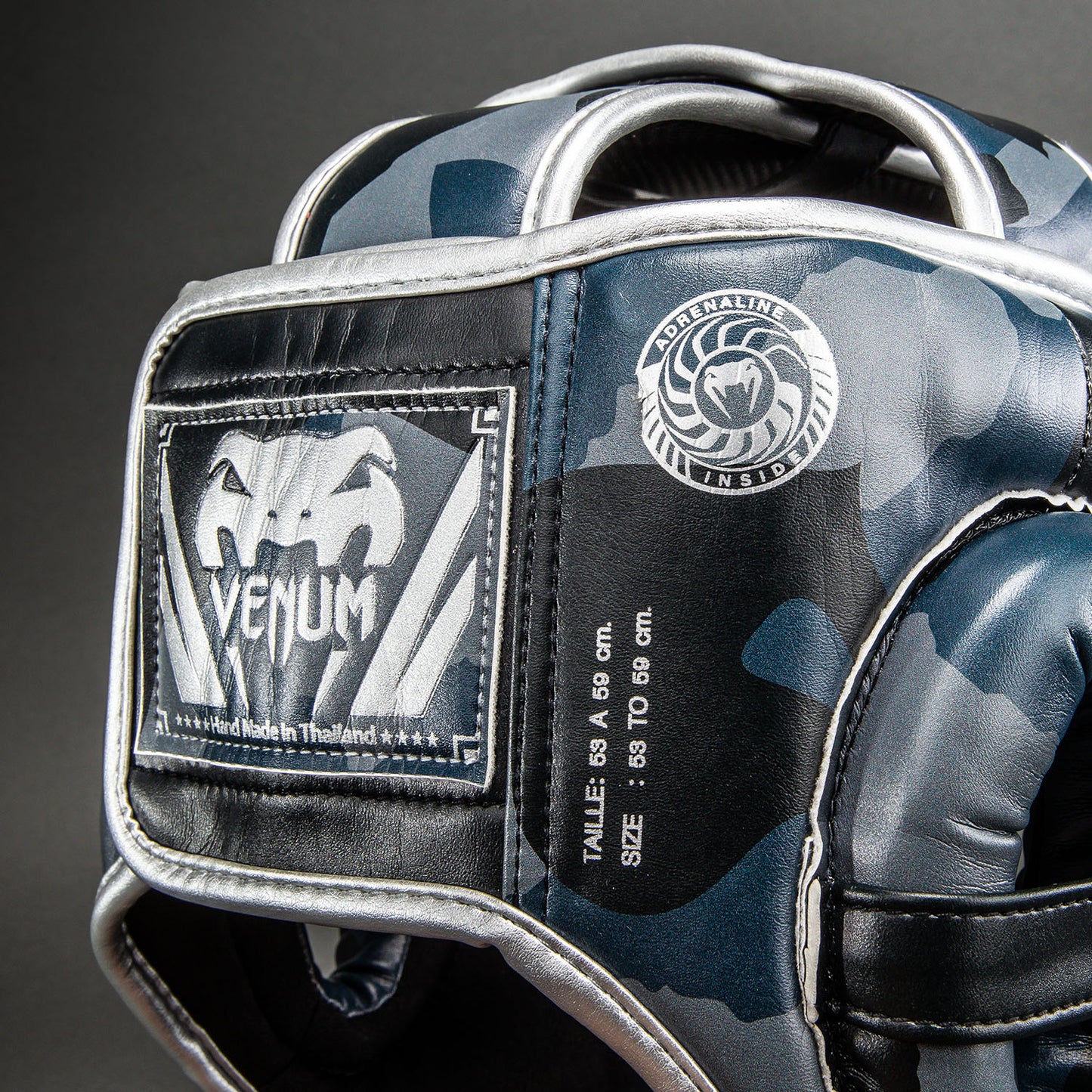 Casque de protection Venum Elite Camo – Bleu Marine Foncé/Bleu