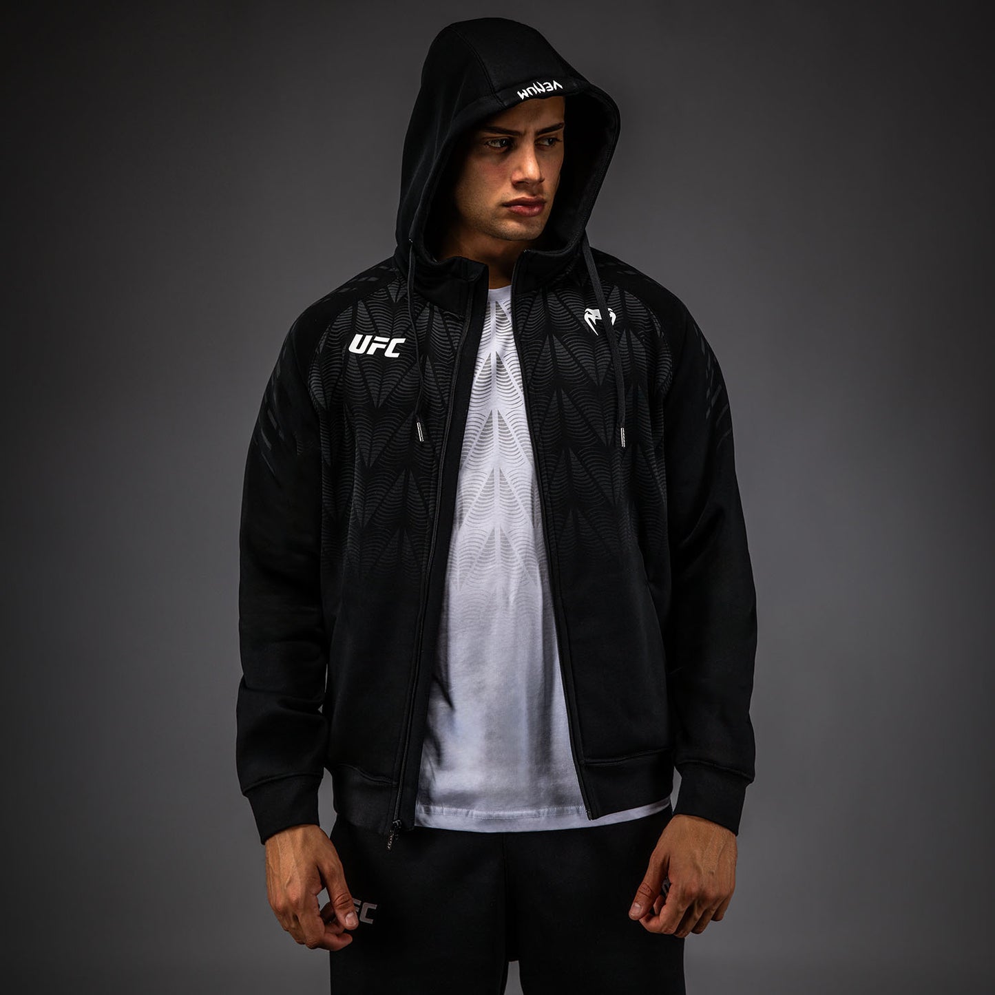 Sweat à capuche zippé Homme UFC Zenith by Venum Replica - Noir - product-type_Sweatshirts