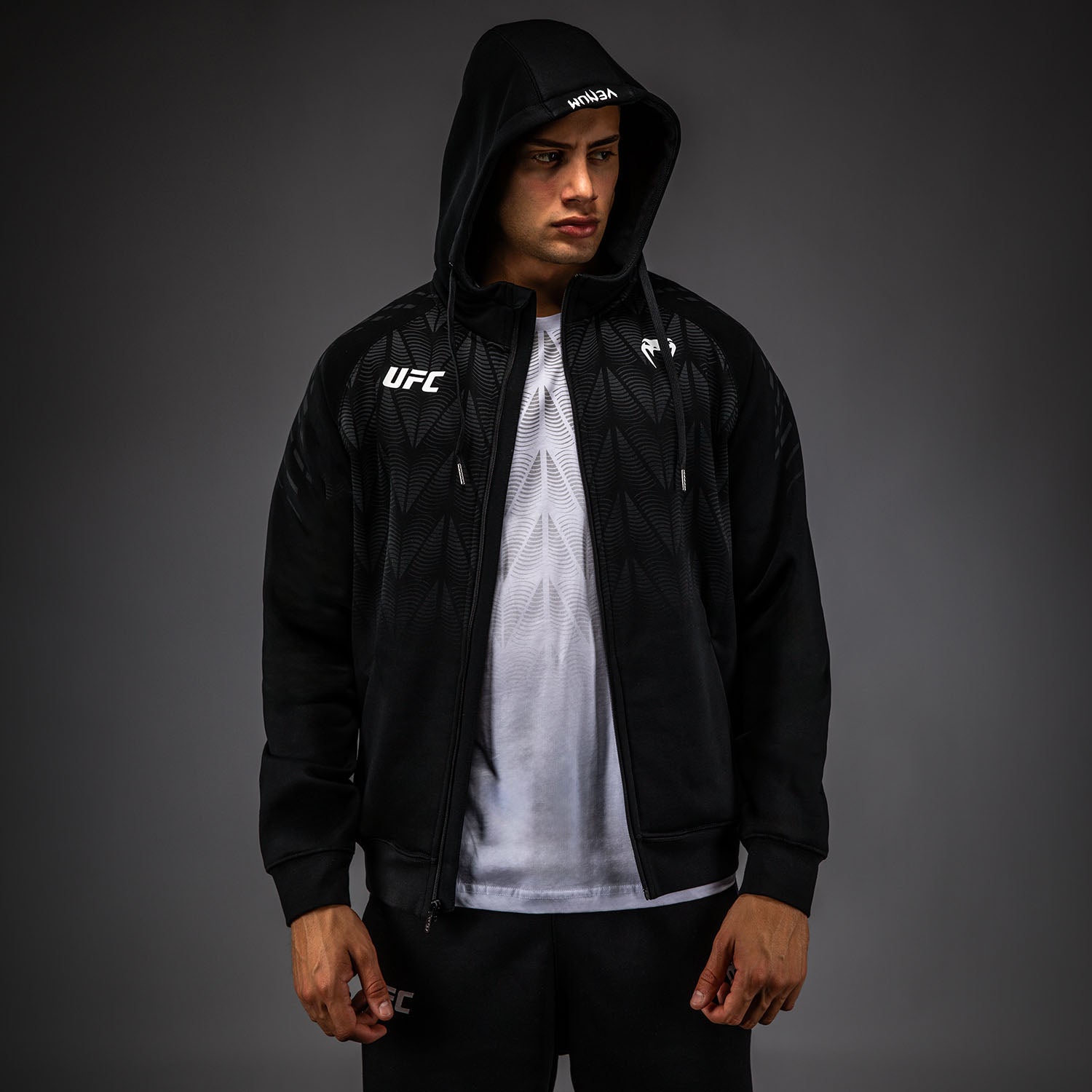 Sweat à capuche zippé Homme UFC Zenith by Venum Replica - Noir - product-type_Sweatshirts