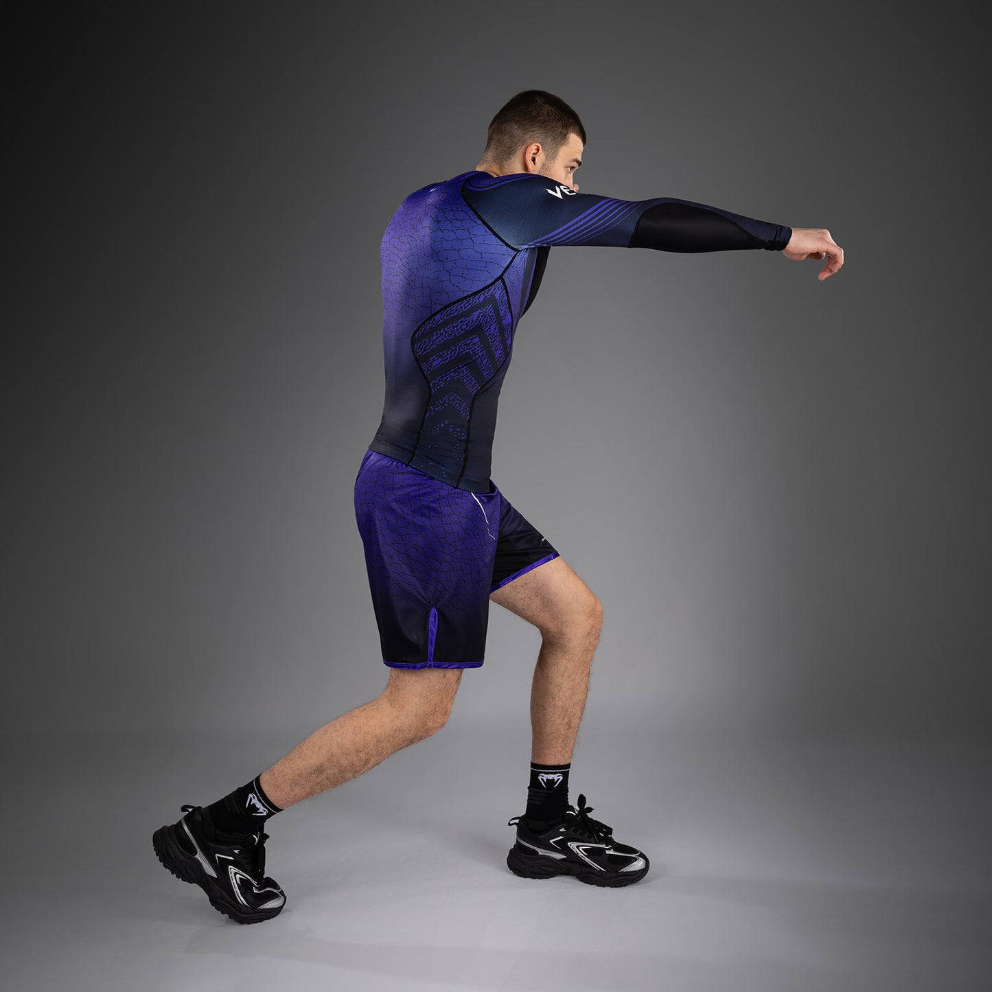 Short de Combat Kazuya Venum x TEKKEN 8 - Noir/Violet - product-type_Shorts de MMA