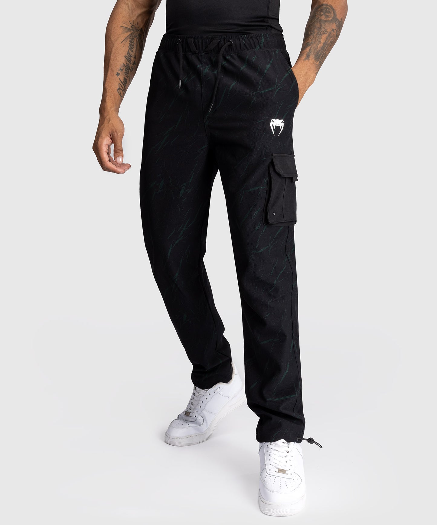 Jogging pour Hommes Venum Trooper - Noir/Vert - product-type_Pantalons de jogging