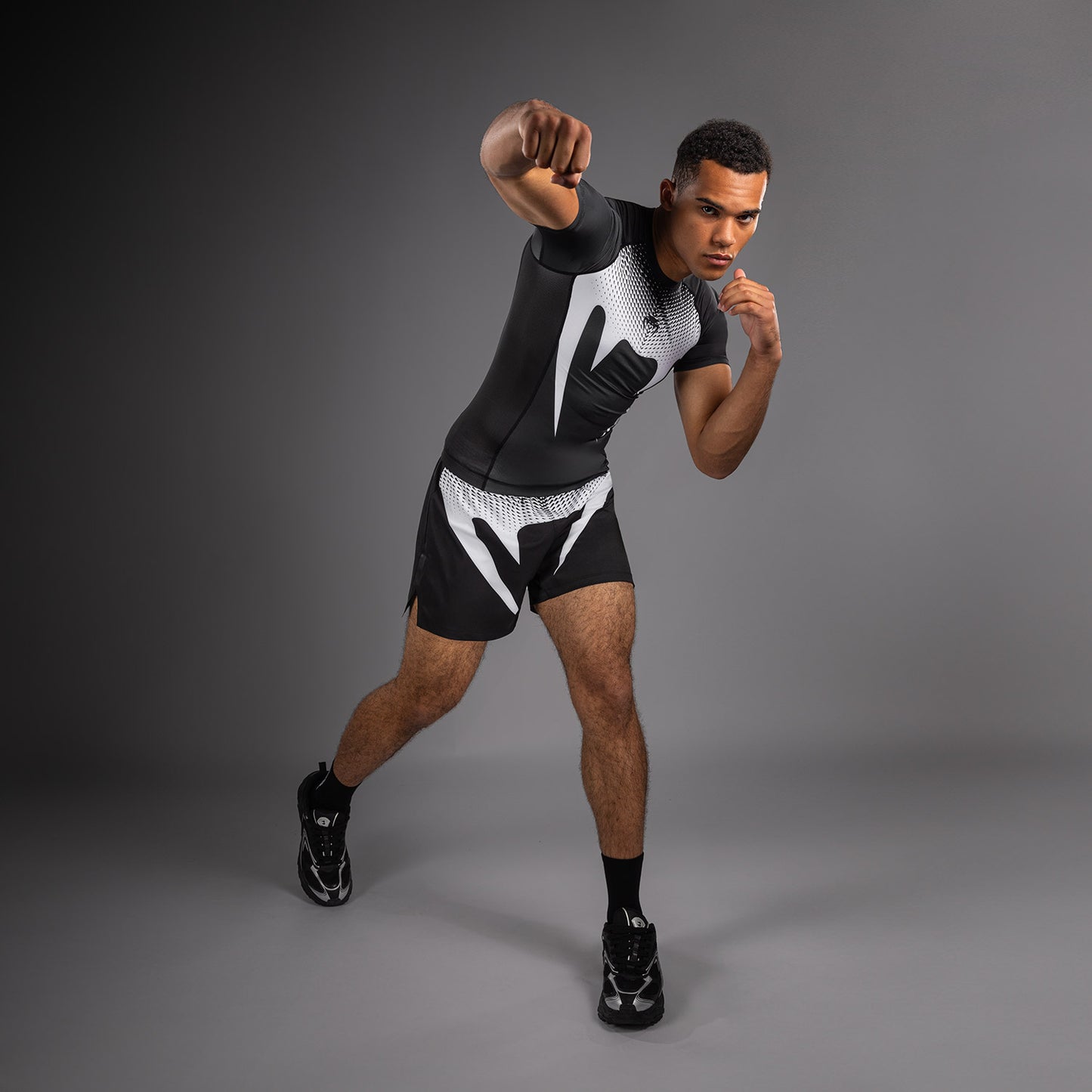 Rashguard Venum No Gi - Noir/Blanc