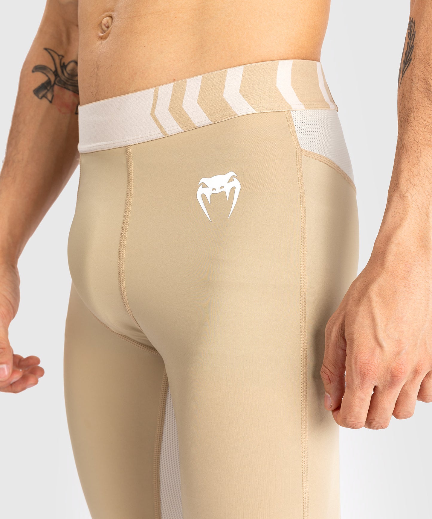 Pantalon de Compression pour Hommes Venum Tempest - Beige/Sable - product-type_Pantalons de Compression