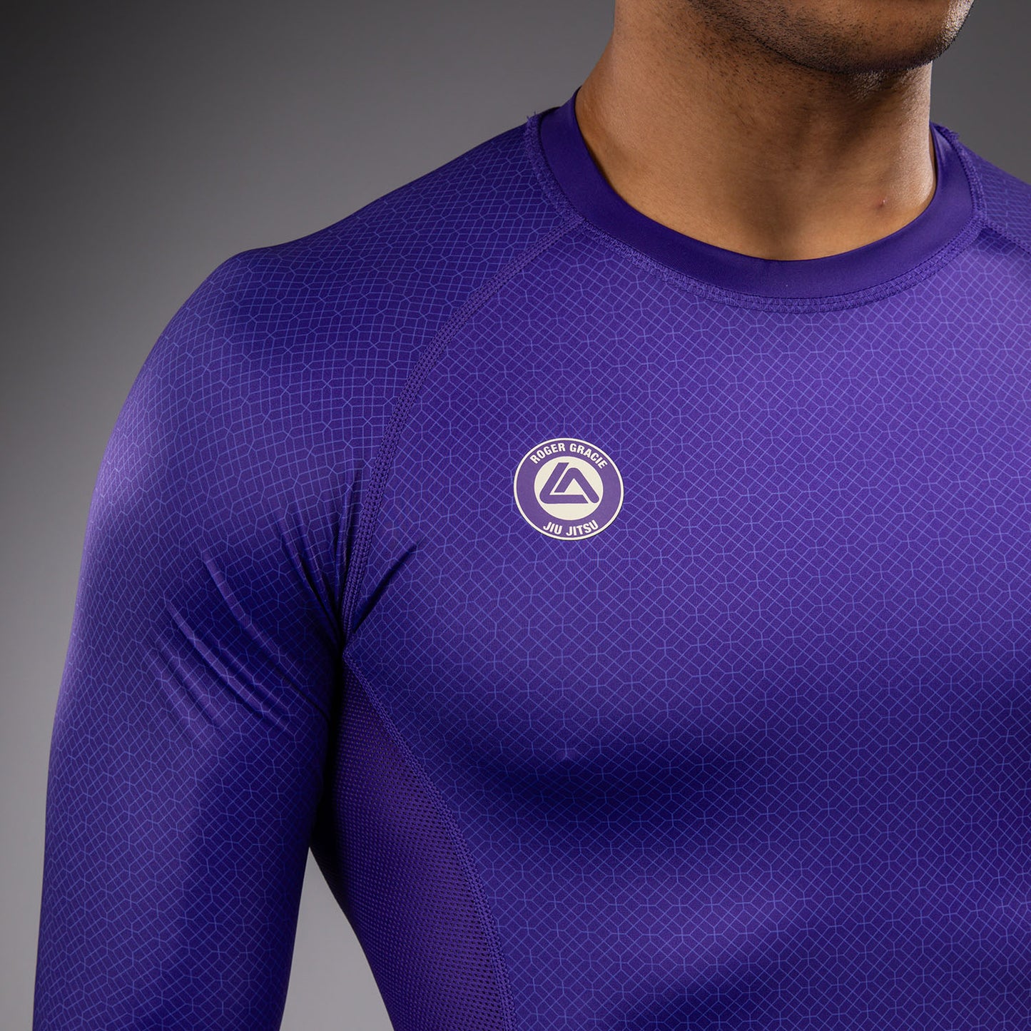 Rashguard à Manches Longues Venum x Roger Gracie Academy - Violet - product-type_T-Shirts de Compression