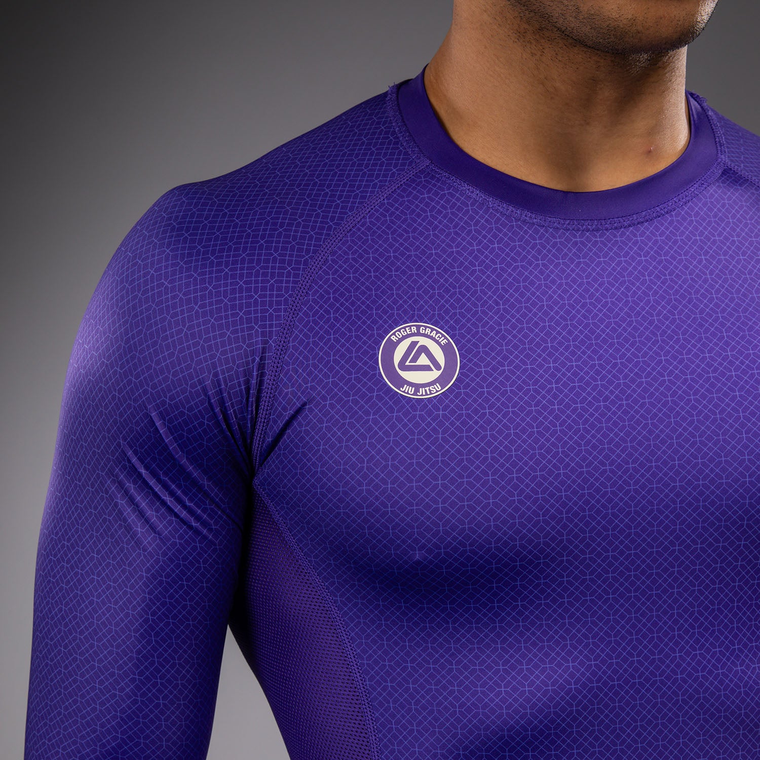 Rashguard à Manches Longues Venum x Roger Gracie Academy - Violet - product-type_T-Shirts de Compression