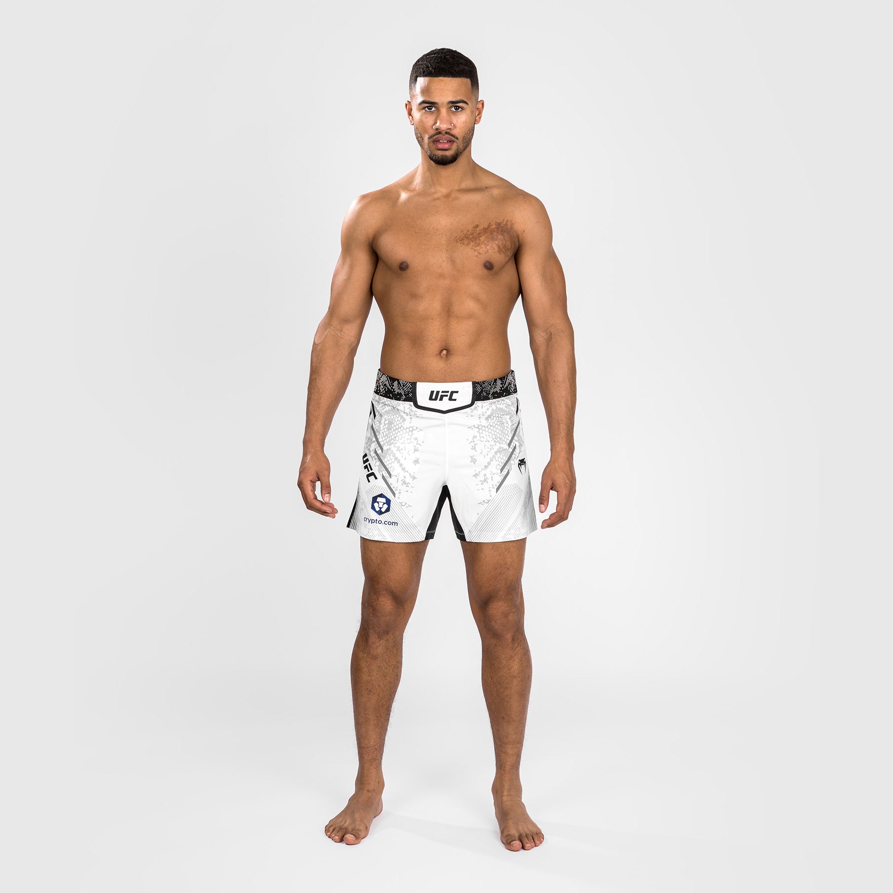 Short de combat personnalisé Coupe courte pour Hommes UFC Adrenaline by Venum Authentic Fight Night – Blanc - product-type_Shorts de MMA