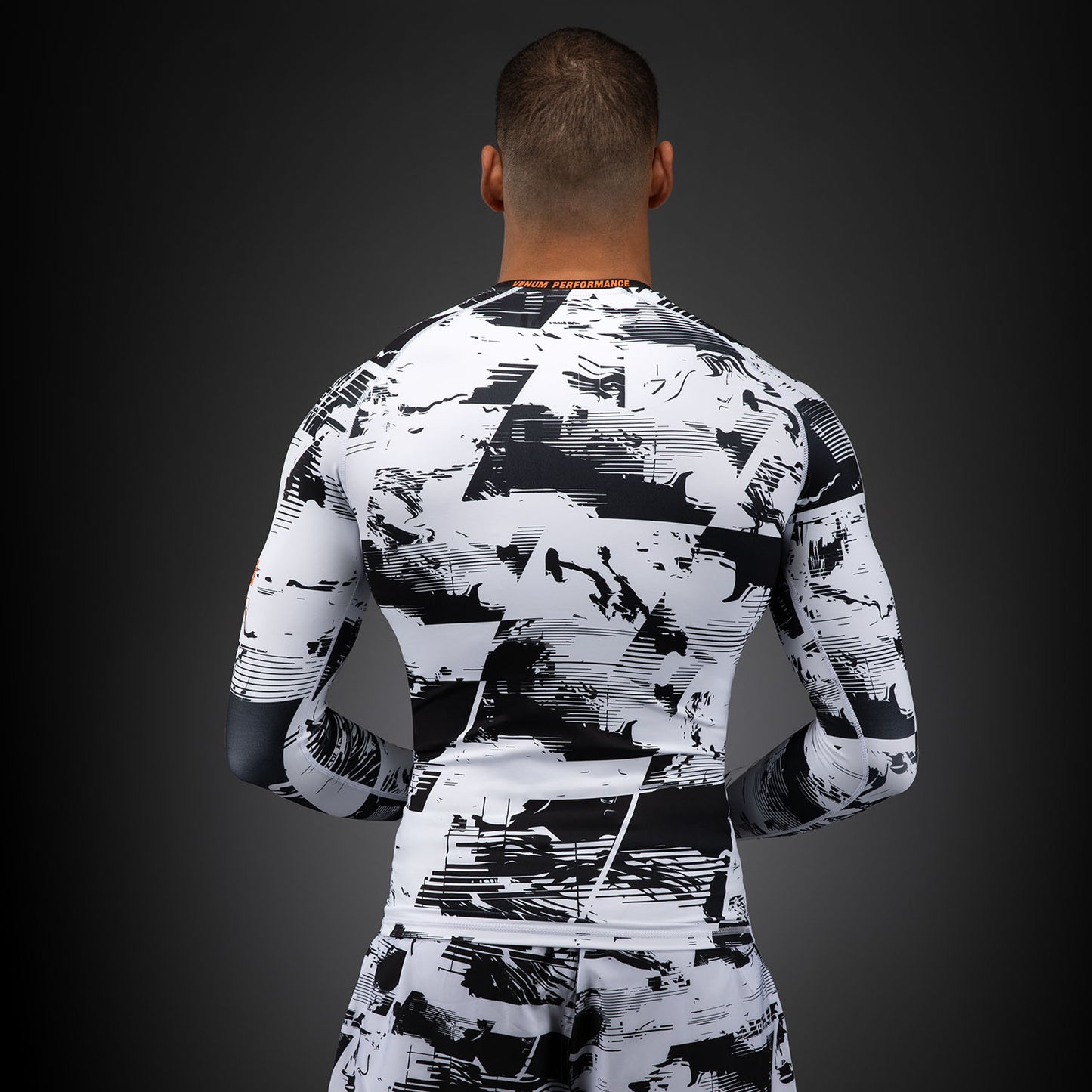 Rashguard manches longues Performance Homme UFC Zenith by Venum Authentic Fight Week - Blanc