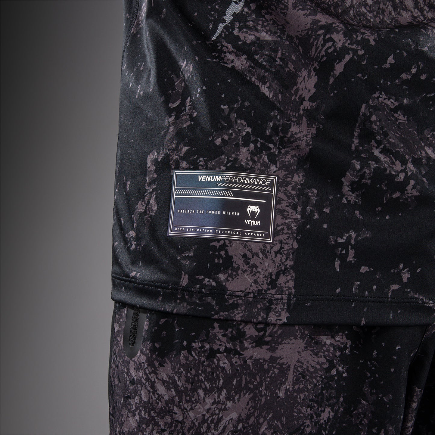T-shirt Dry Tech Venum Rage & Workout - Noir/Gris