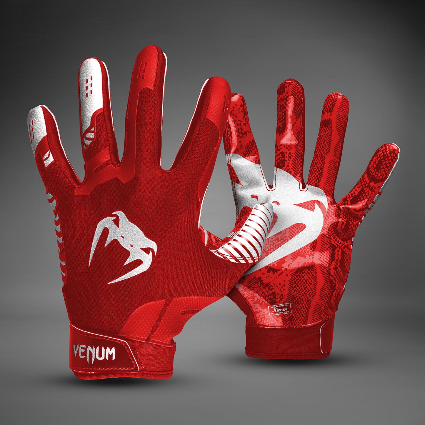 Gants de Football Venum Elite - Rouge/Argent - product-type_Football Gloves