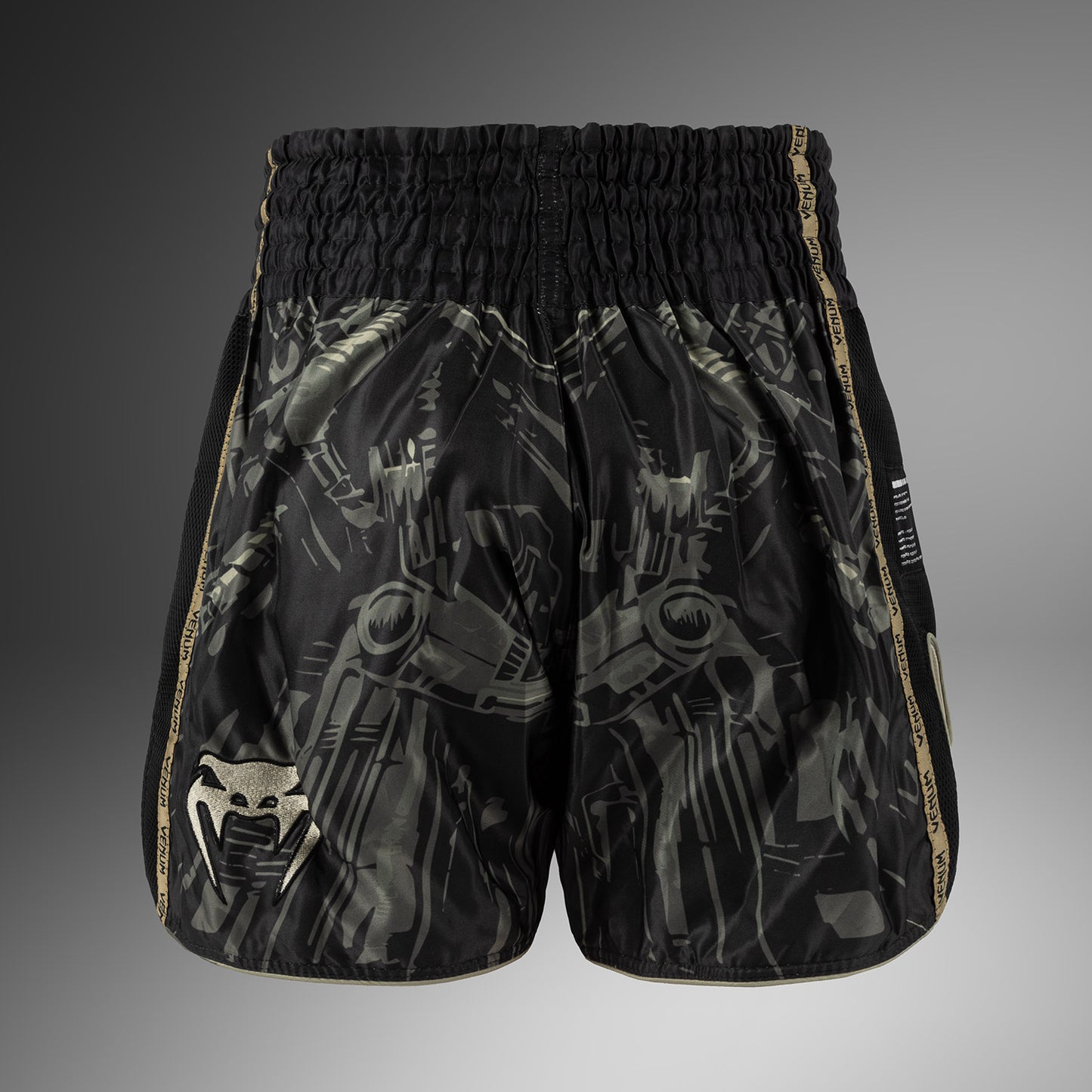 Short de Muay Thai Venum Invader - Noir/Sable