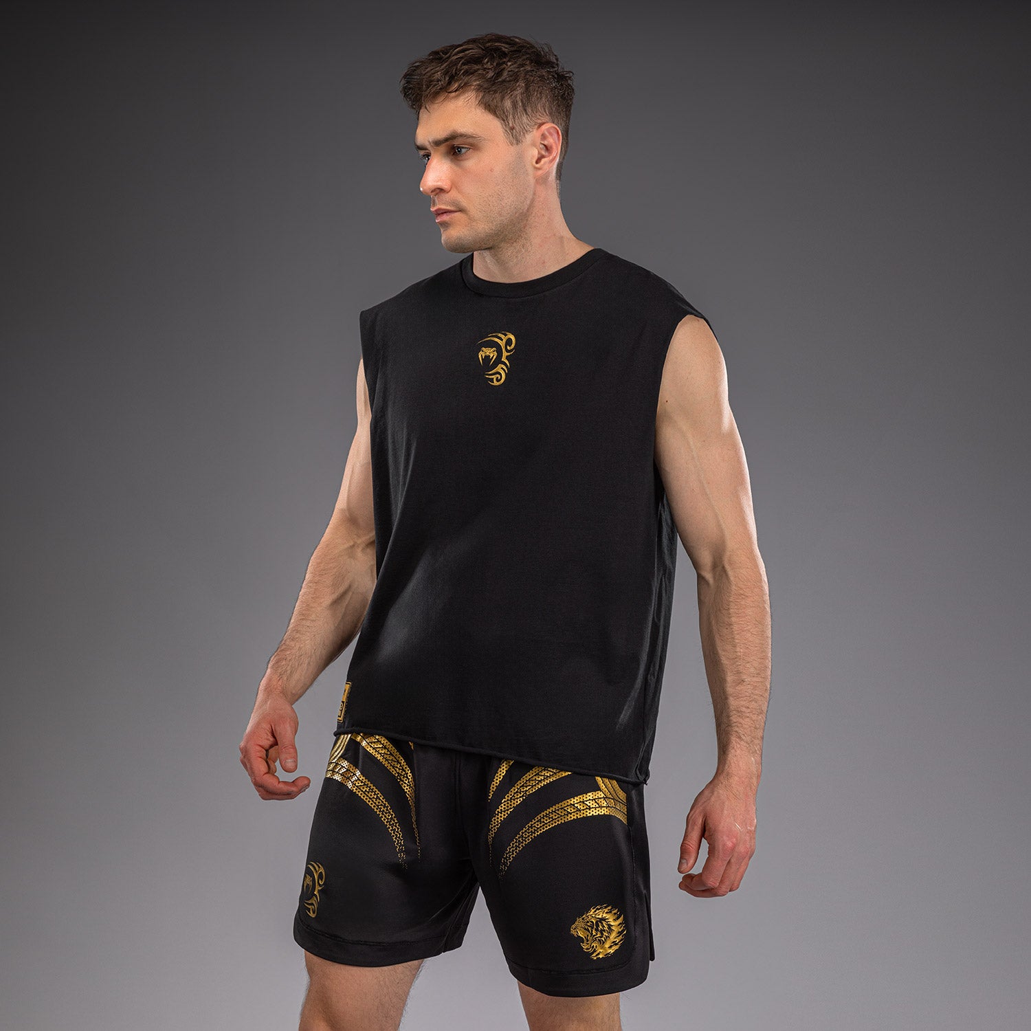 Débardeur Venum x Mike Tyson Tiger - Noir/Or - product-type_T-Shirts