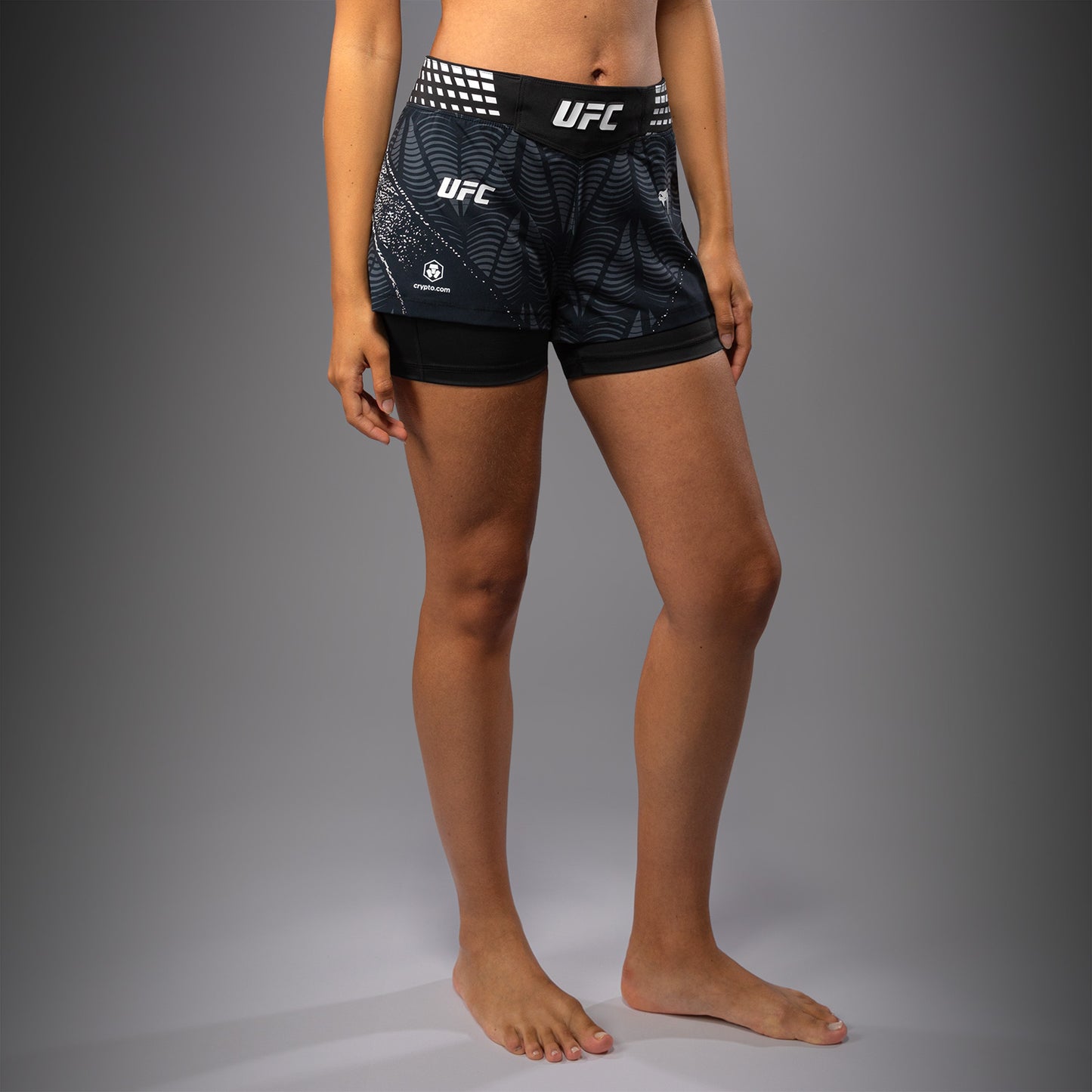 Short de combat coupe courte Femme UFC Zenith by Venum Authentic Fight Night - Noir