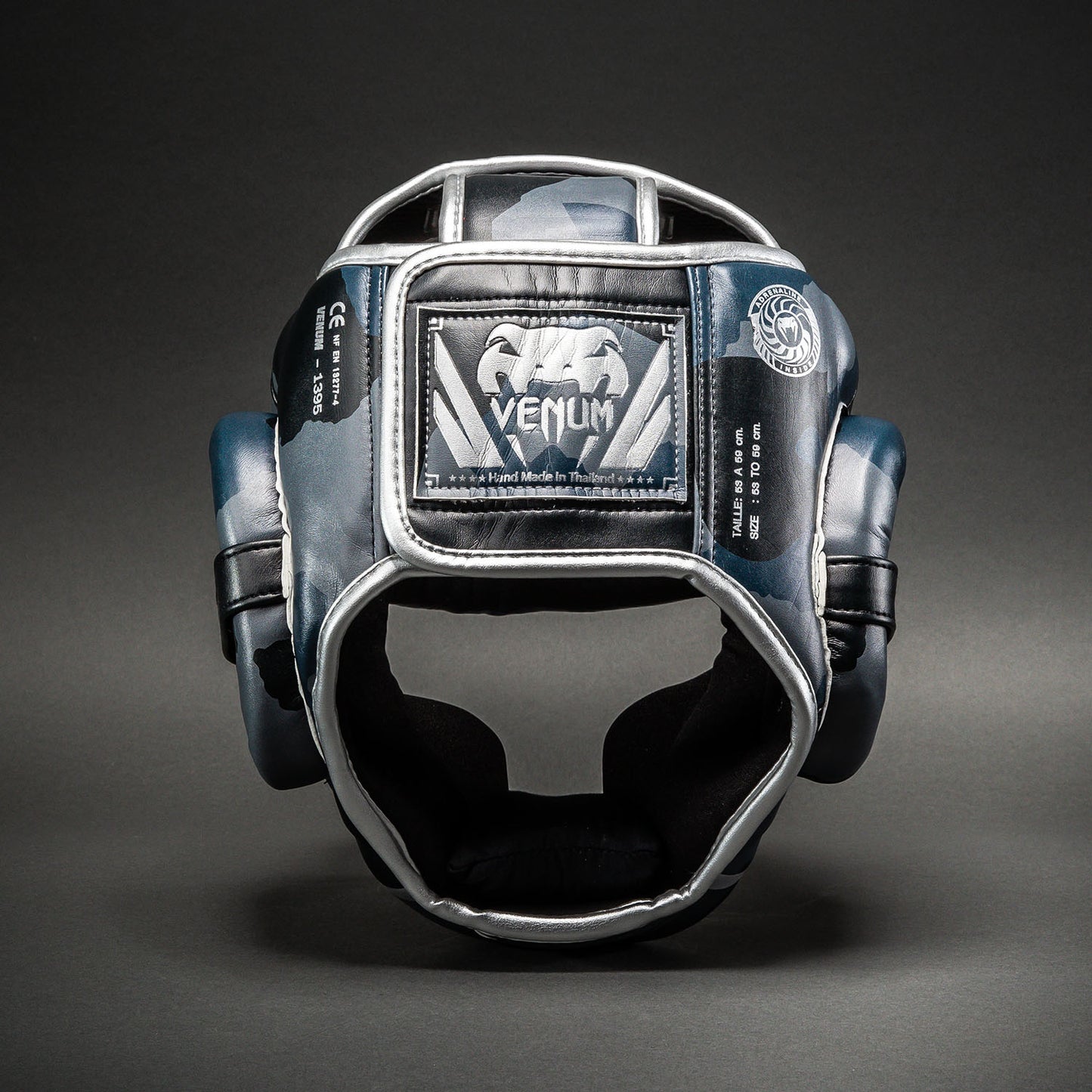 Casque de protection Venum Elite Camo – Bleu Marine Foncé/Bleu