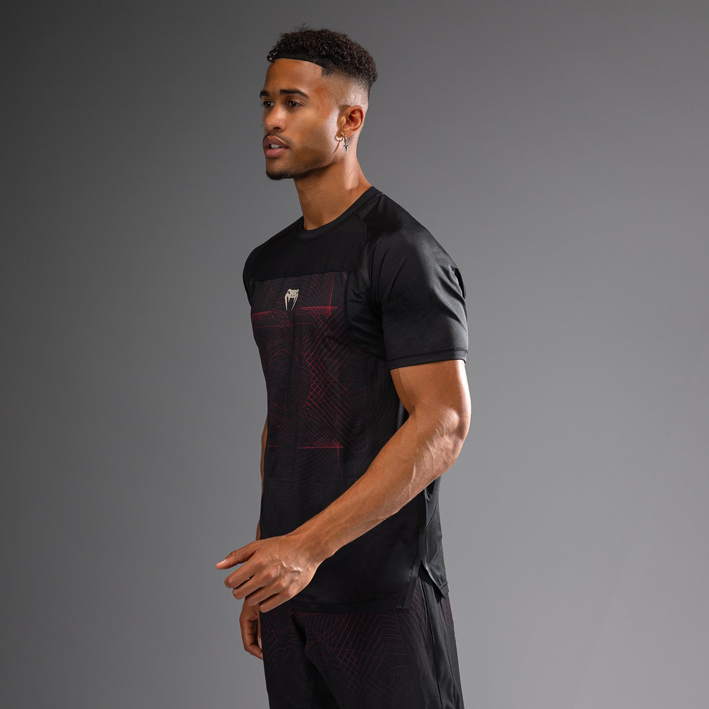 T-Shirt Dry-Tech Venum G-Fit Air - Noir Profond/Rouge Feu - product-type_T-Shirts Dry Tech