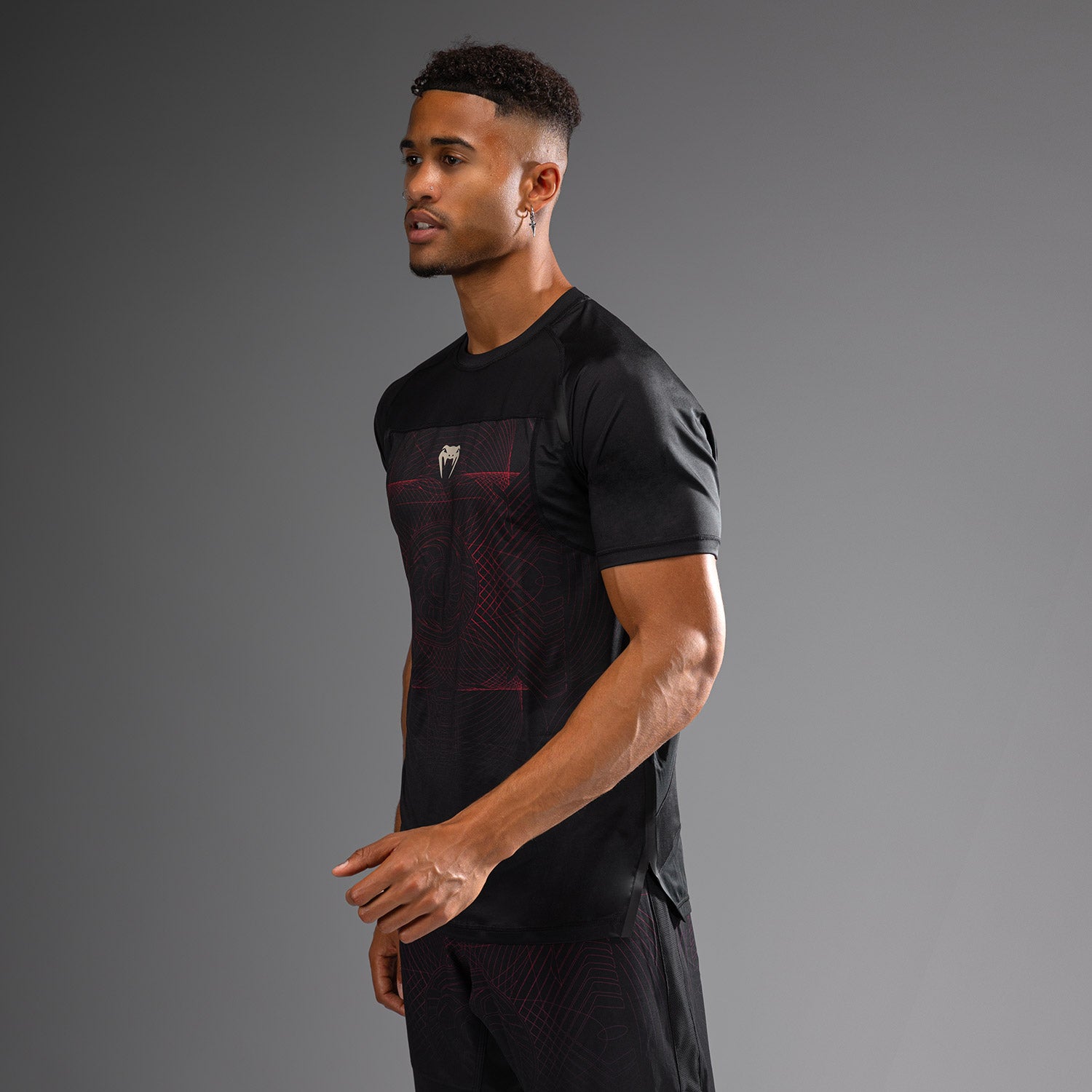 T-Shirt Dry-Tech Venum G-Fit Air - Noir Profond/Rouge Feu - product-type_T-Shirts Dry Tech