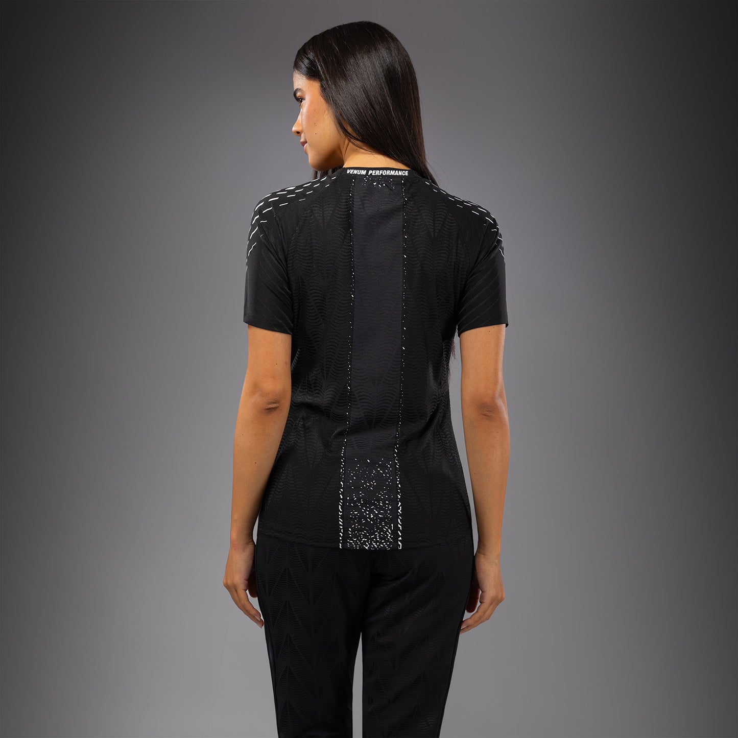 Maillot Officiel Walkout Femme Personnalisé UFC Zenith by Venum Authentic Fight Night - Noir