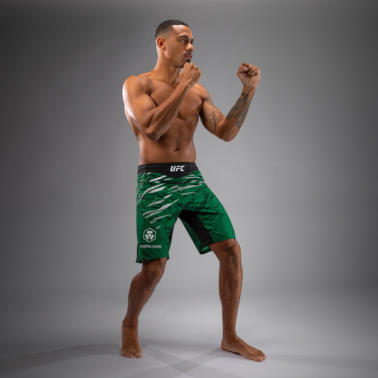 Shorts de Combat pour Hommes UFC Fusion by Venum Authentic Fight Night - Coupe Longue - Vert - product-type_Shorts de MMA
