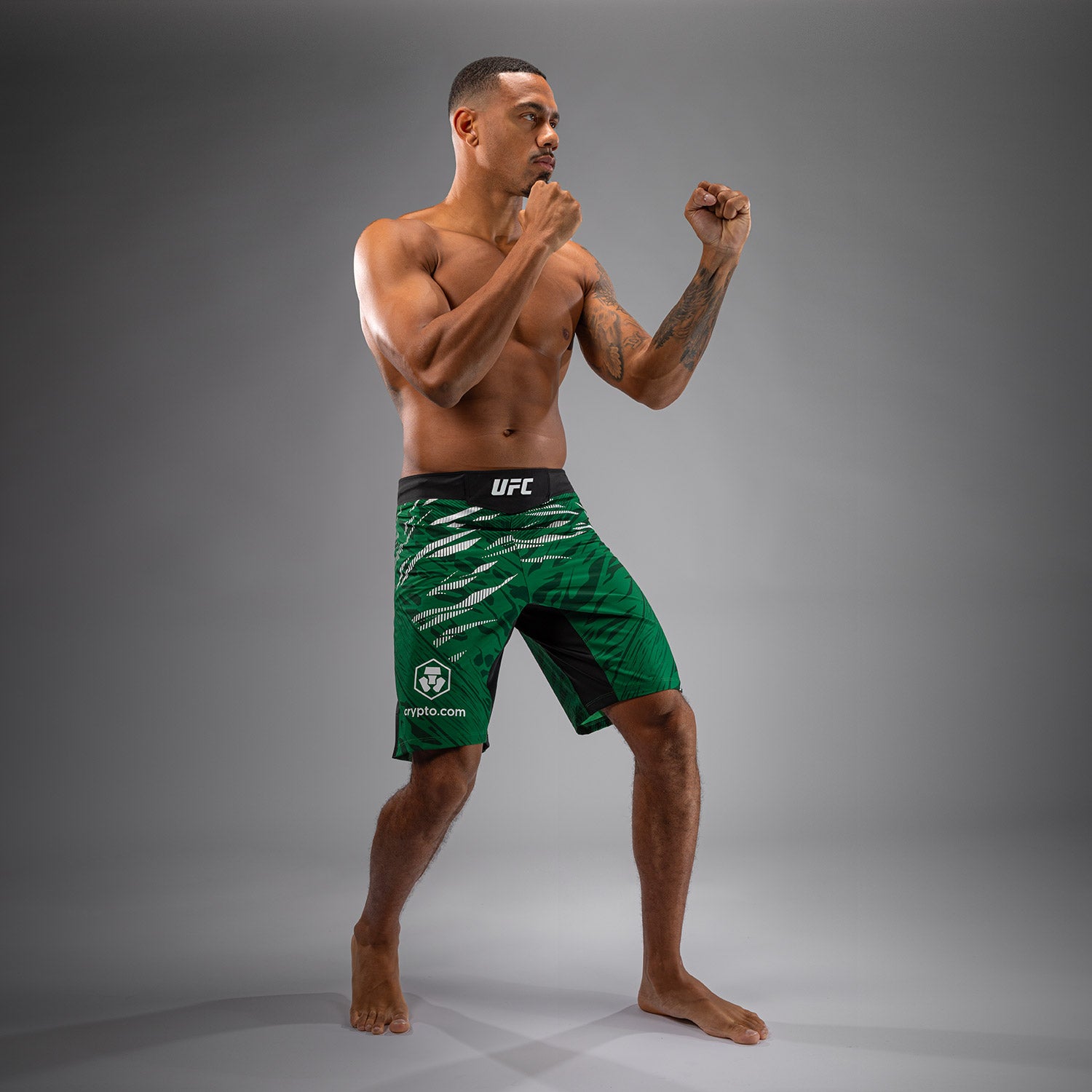 Shorts de Combat pour Hommes UFC Fusion by Venum Authentic Fight Night - Coupe Longue - Vert - product-type_Shorts de MMA