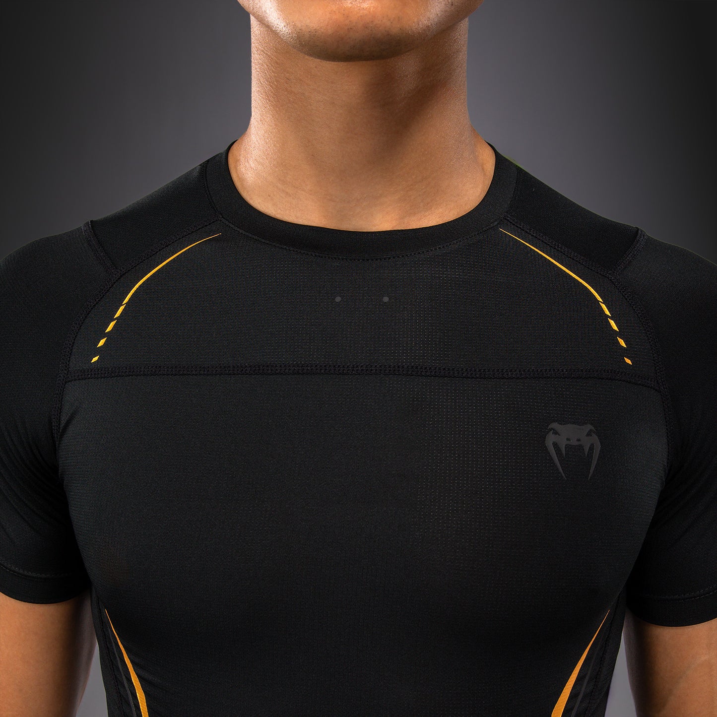 Rashguard à Manches Courtes Venum G-Core - Noir/Or