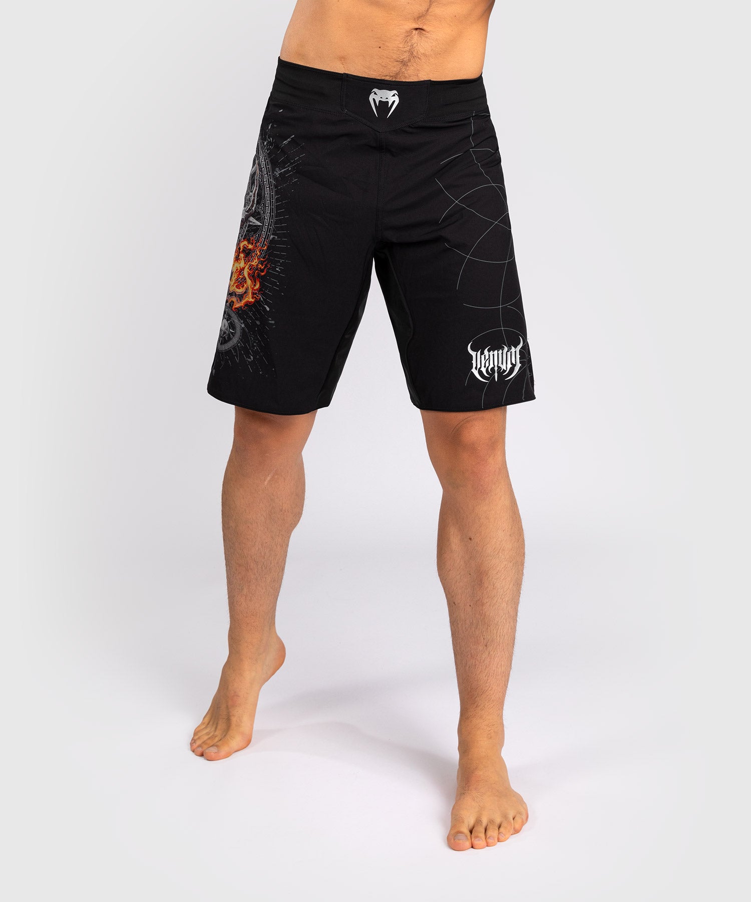 Short de combat Venum Gladiator 5.0 - Noir/Argent - product-type_Shorts de MMA