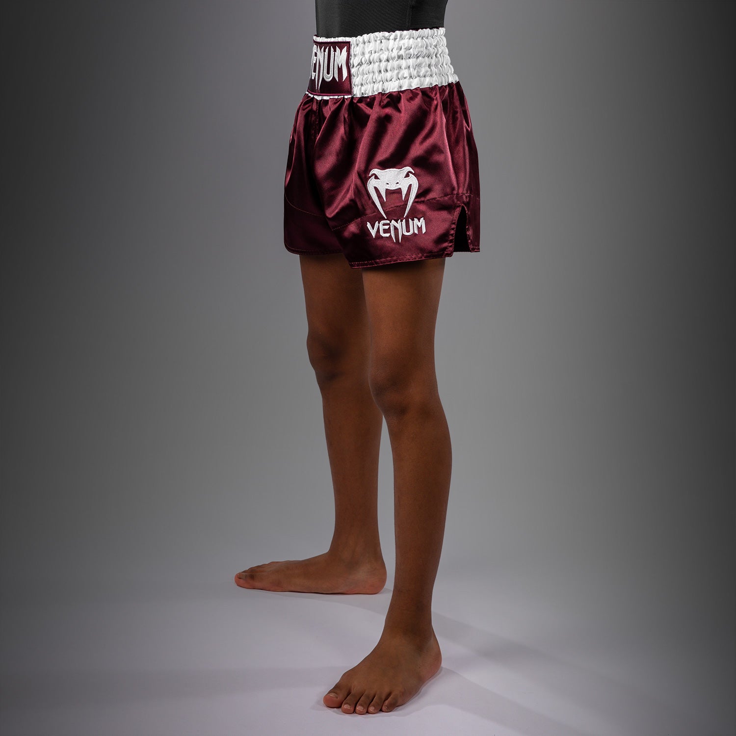 Short de Muay Thaï Venum Classic pour Enfant – Bordeaux - product-type_Shorts de Muay Thai